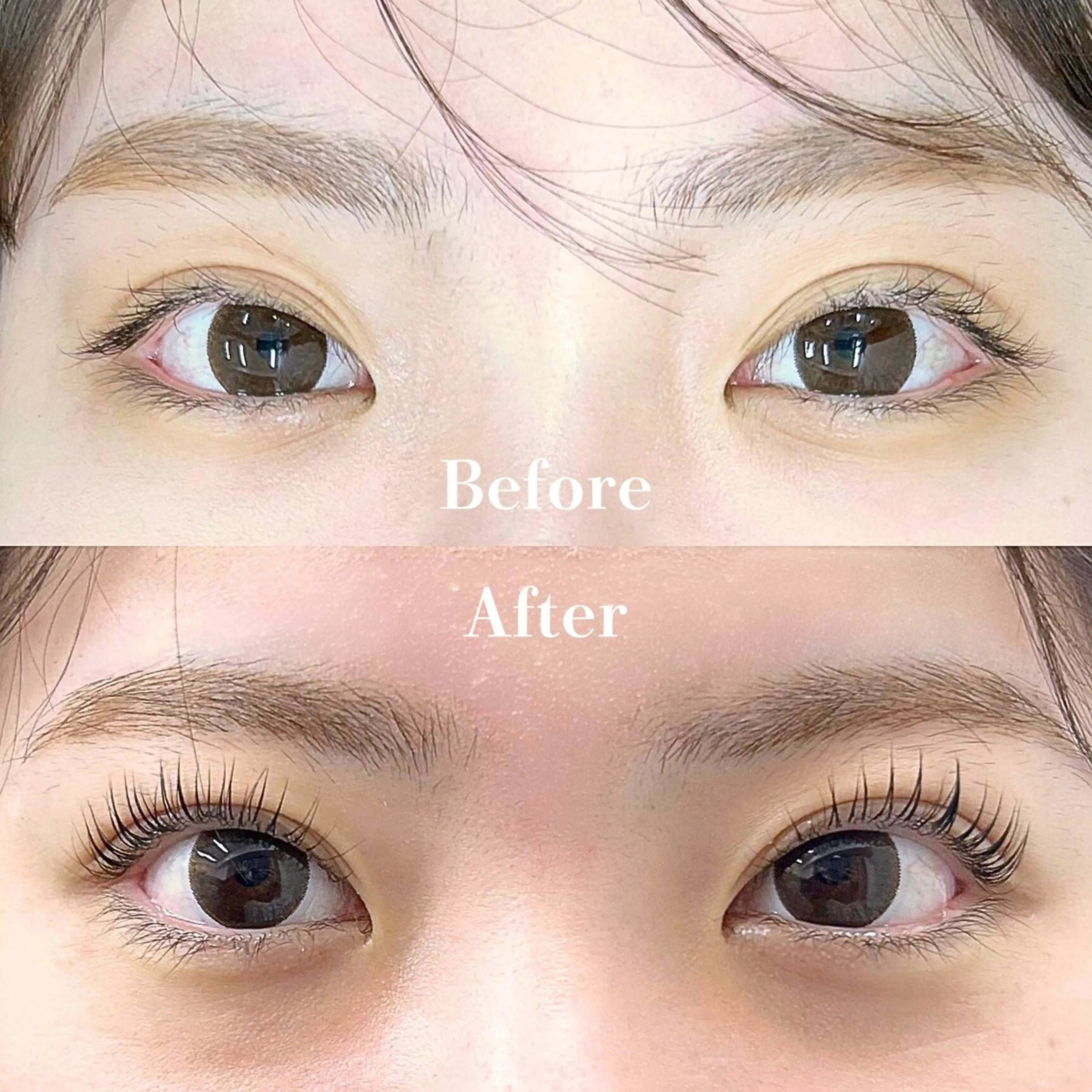 マツエク・マツパ パリジェンヌラッシュリフト B by eye candy 渋谷所属・eyecandy 💜にこのマツエク・マツパデザイン