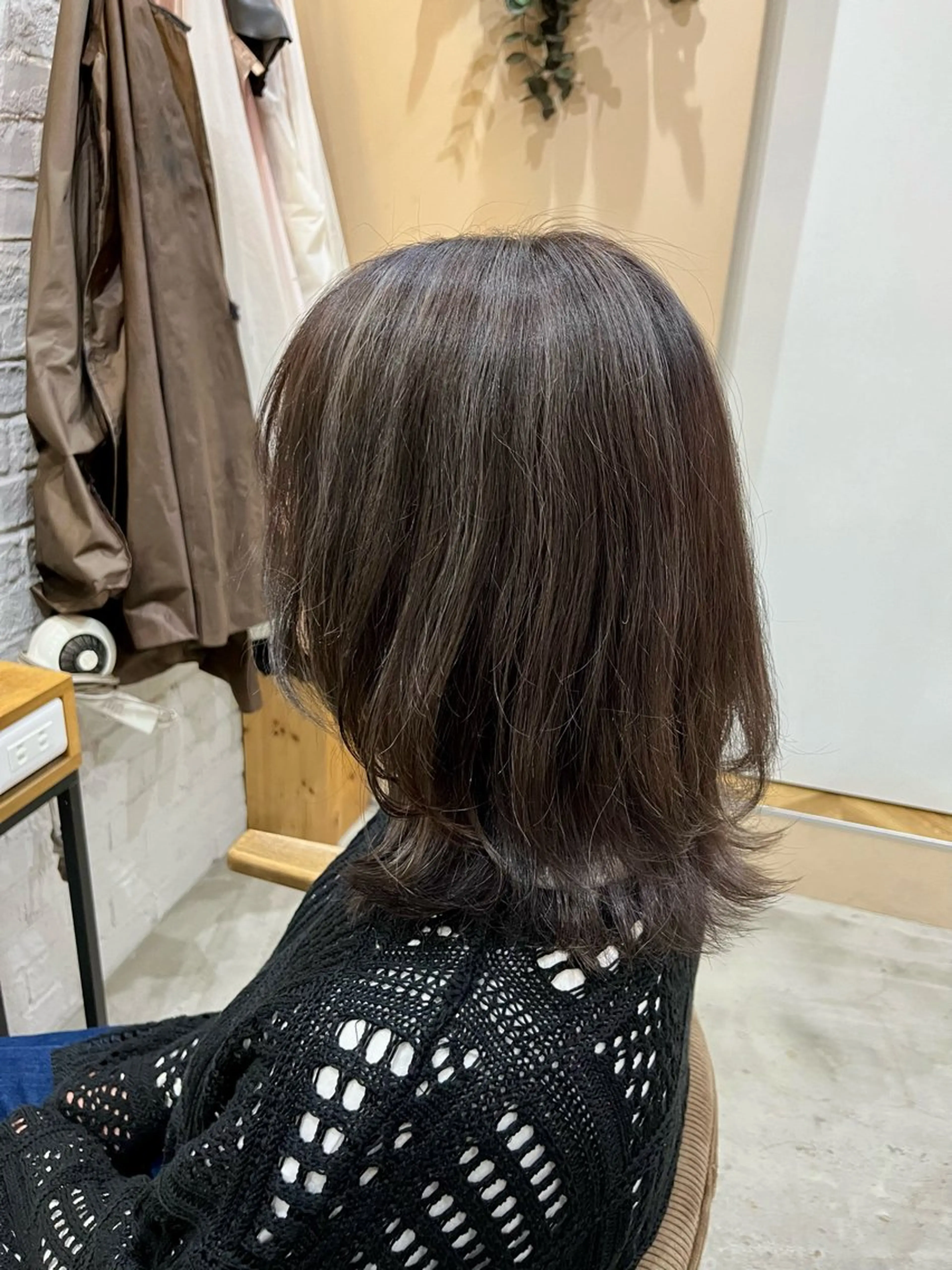 ミディアム ハイライト カット ヘアカラー トリートメント 丹田 龍輔のヘアスタイル