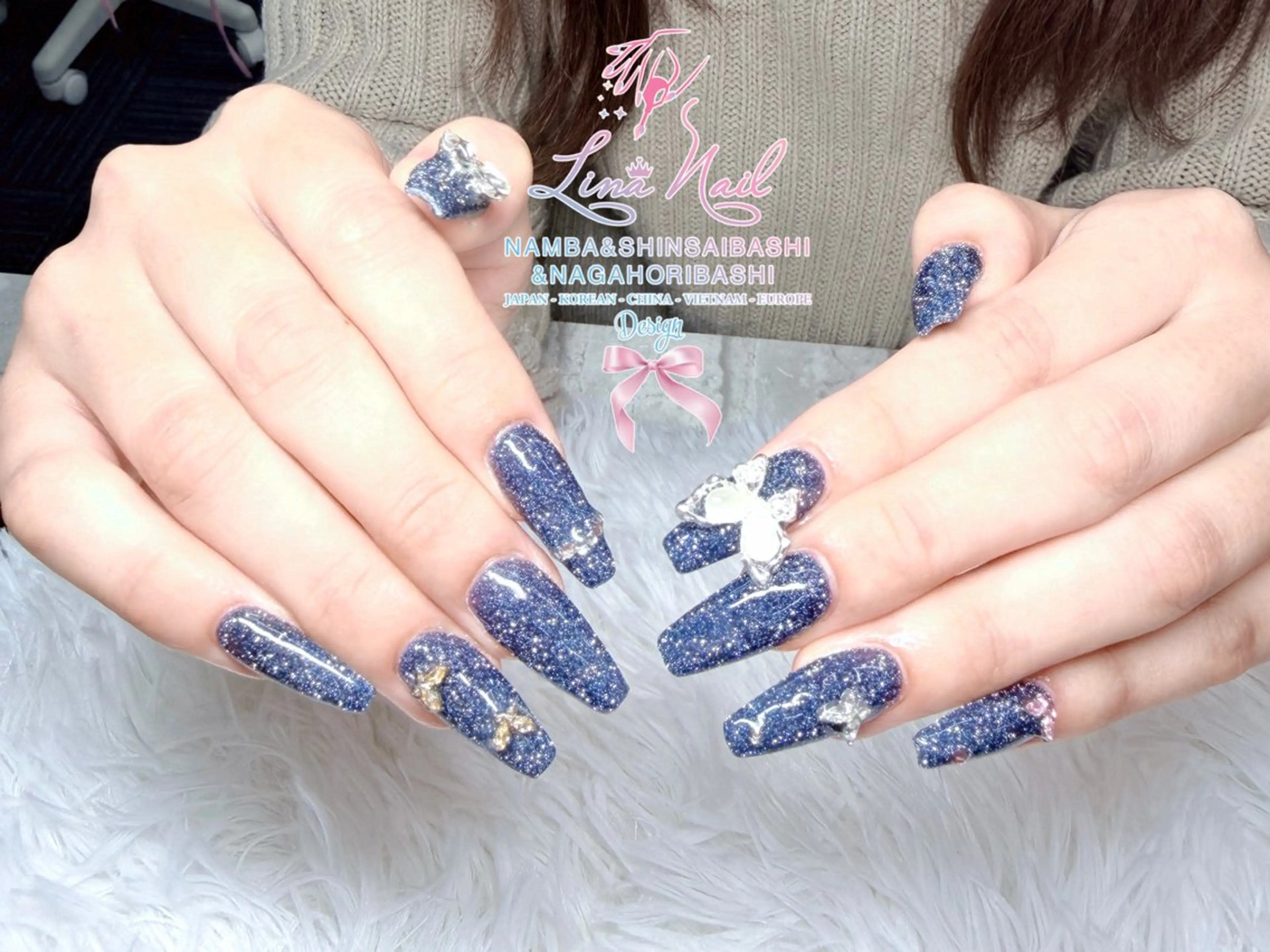 ネイル フットネイル ジェルネイル 持ち込み ネイルチップ ハンドネイル リナネイル 長堀橋店／東心斎橋店のネイルデザイン