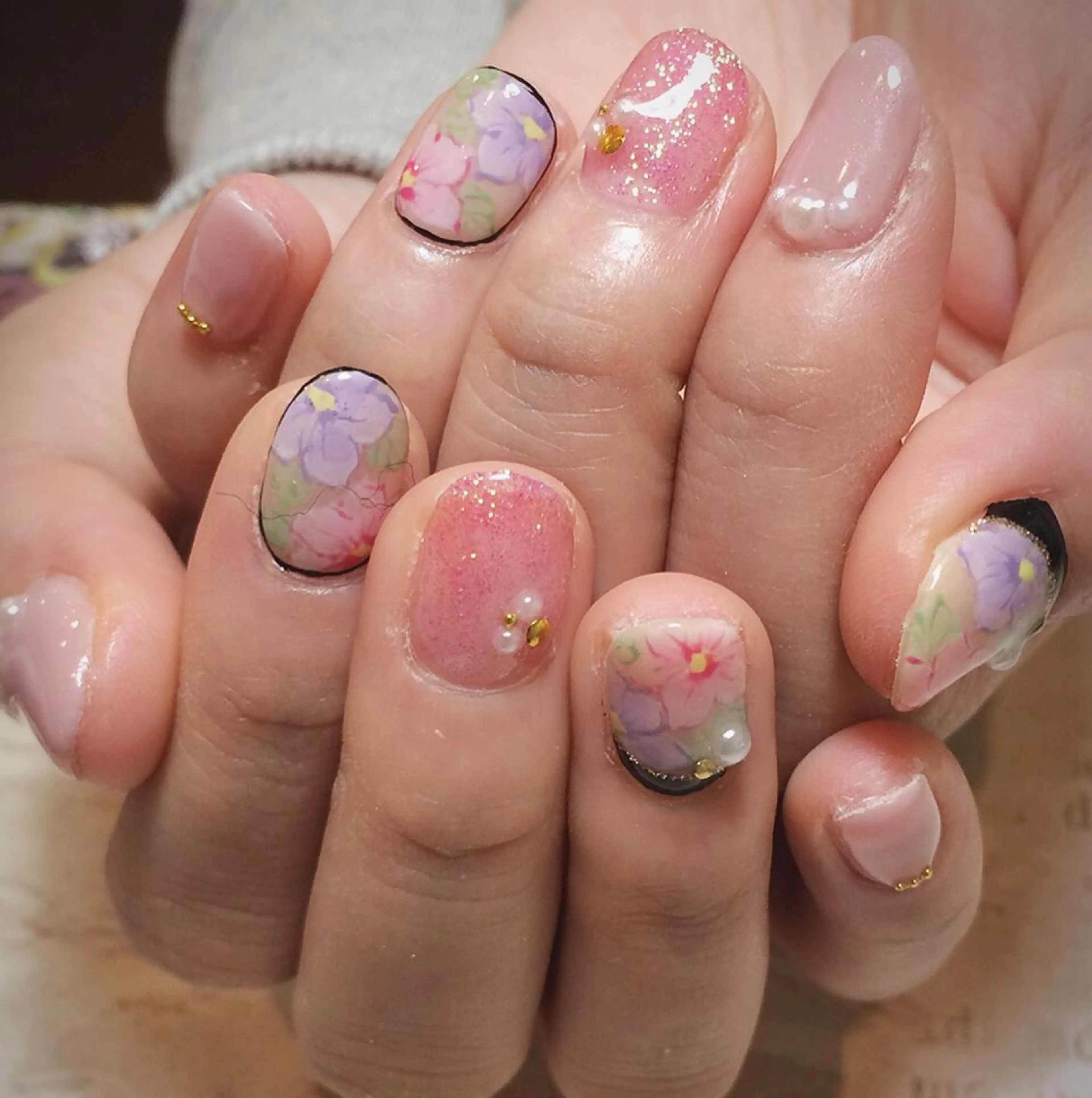 ネイル フラワーネイル jdn kayokoのネイルデザイン