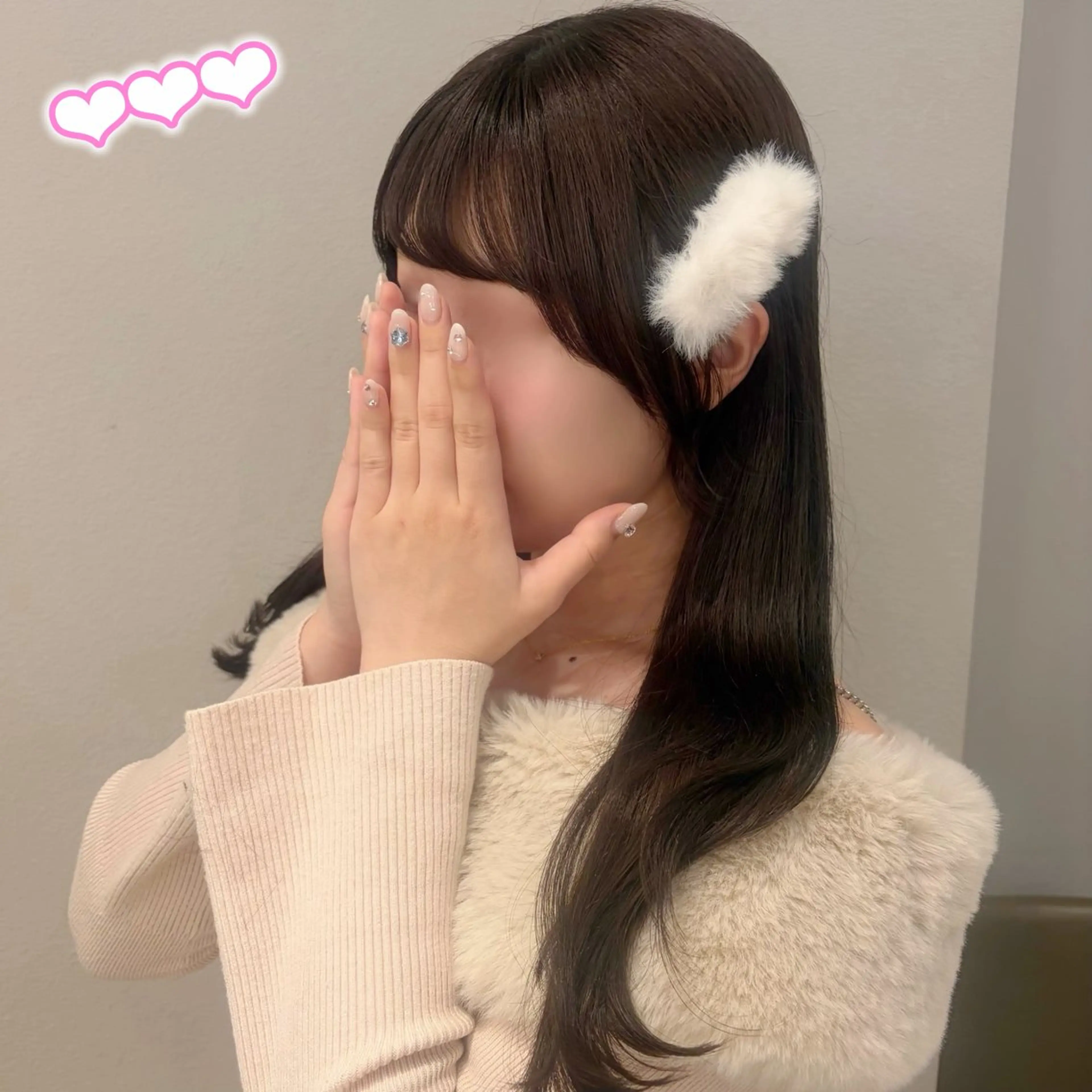 ロング カラー ブラウンカラー ダークブラウン 顔周りカット カット ヘアカラー 顔周り/ガーリー /ヘアメ/あつはのヘアスタイル