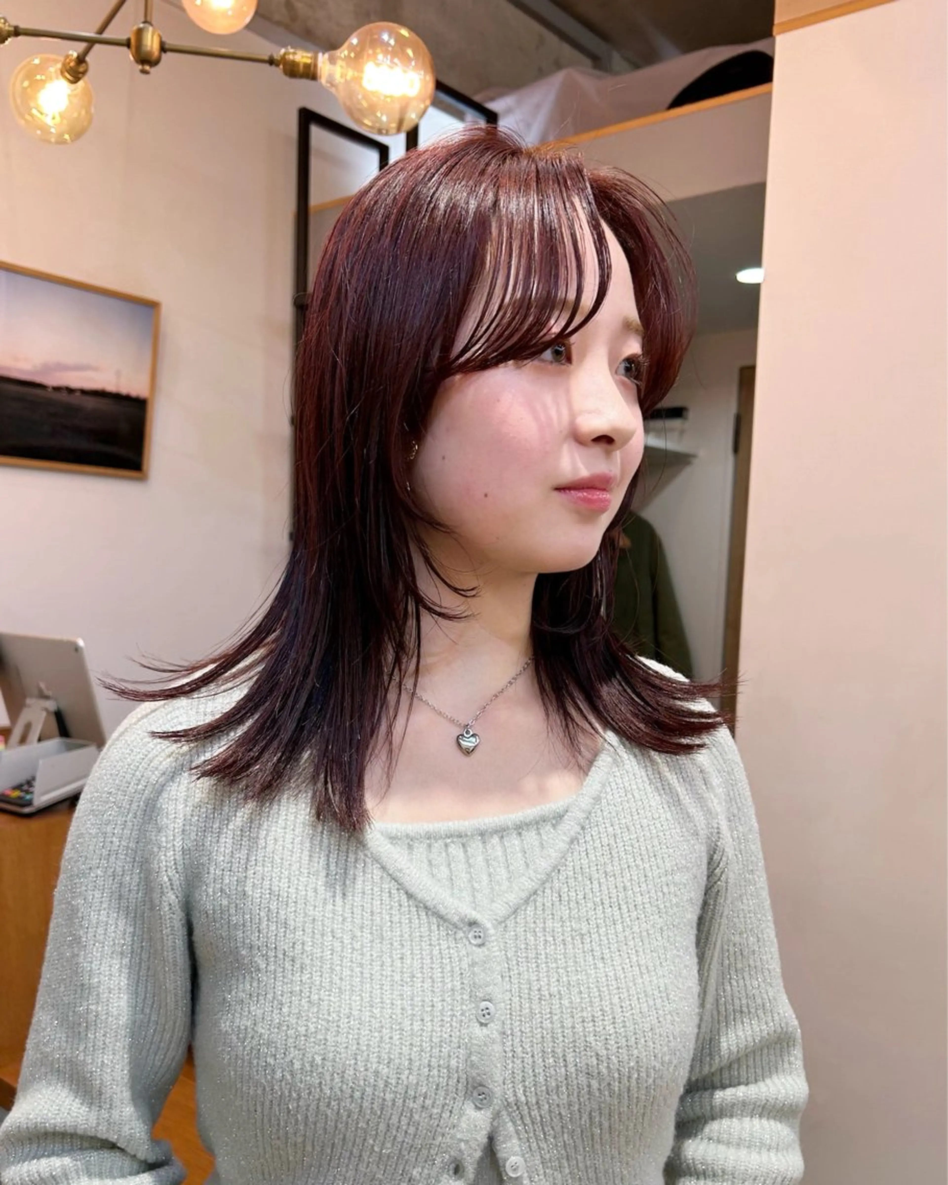 ミディアム カラー カット ヘアカラー OLSEN D.B.A BALLOON HAIR所属・表参道OLSEN✂︎ nanamiのヘアスタイル