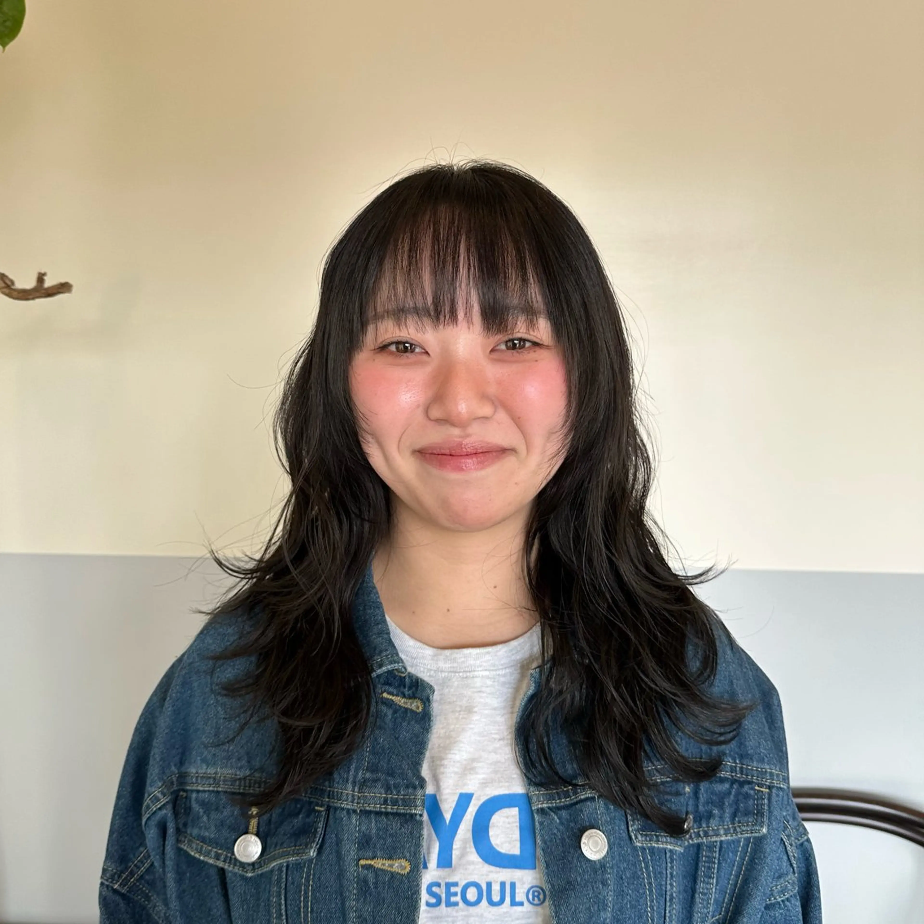 ロング レイヤーカット 艶カラー/岡崎 /おかもとななのヘアスタイル