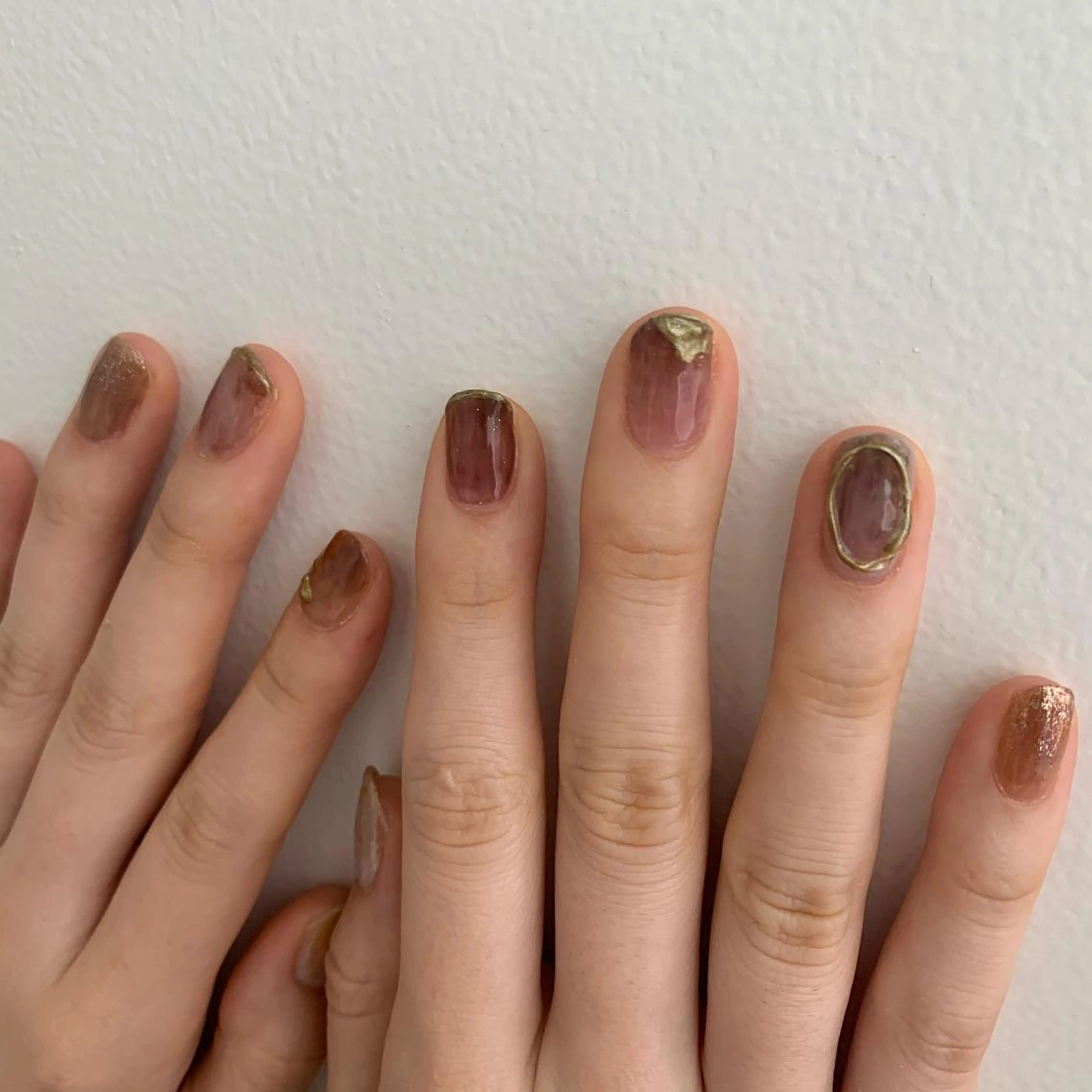 ネイル ハンドネイル 【韓国ヘア・ネイル】 HINATA🍒のネイルデザイン