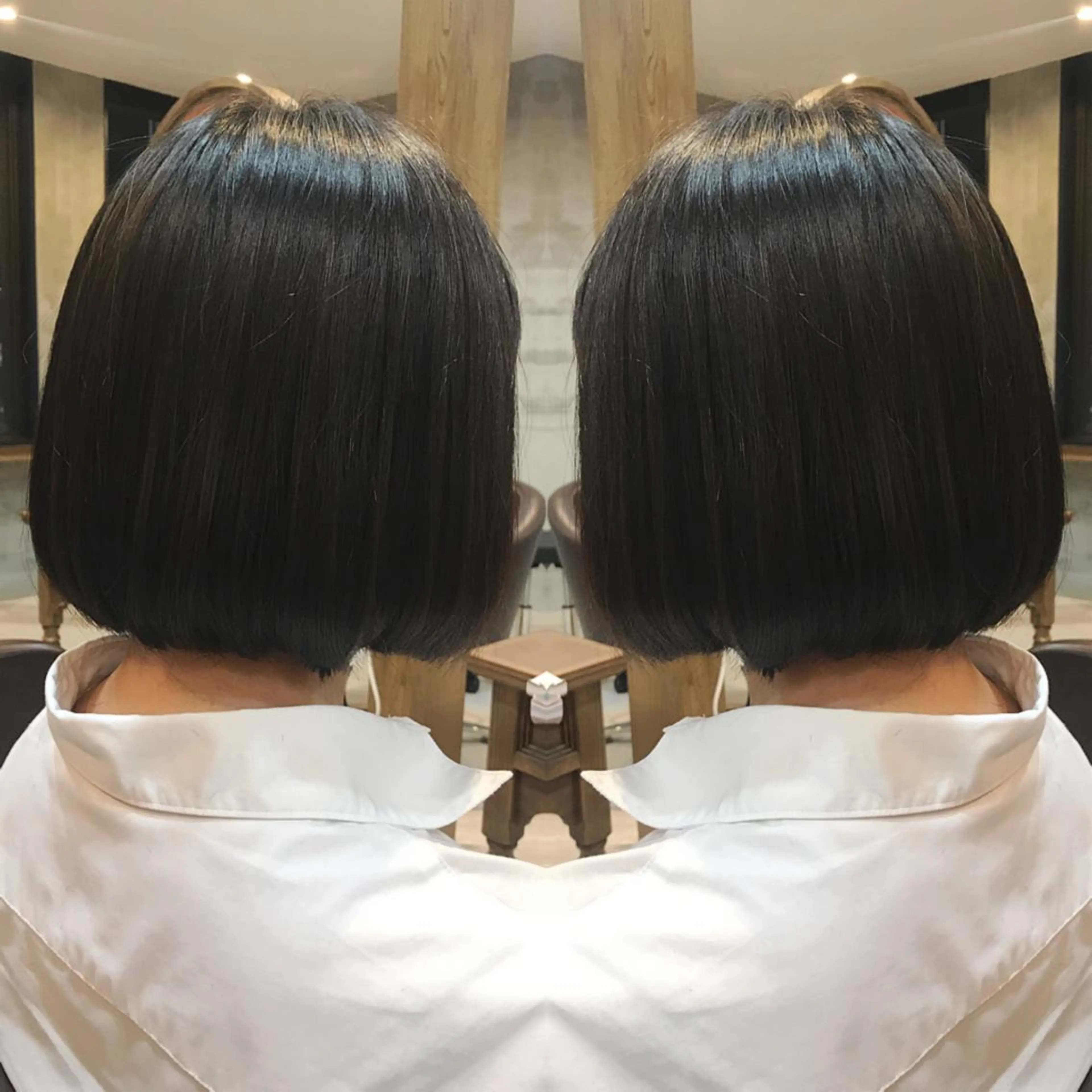 カット&縮毛矯正&トリートメントの写真