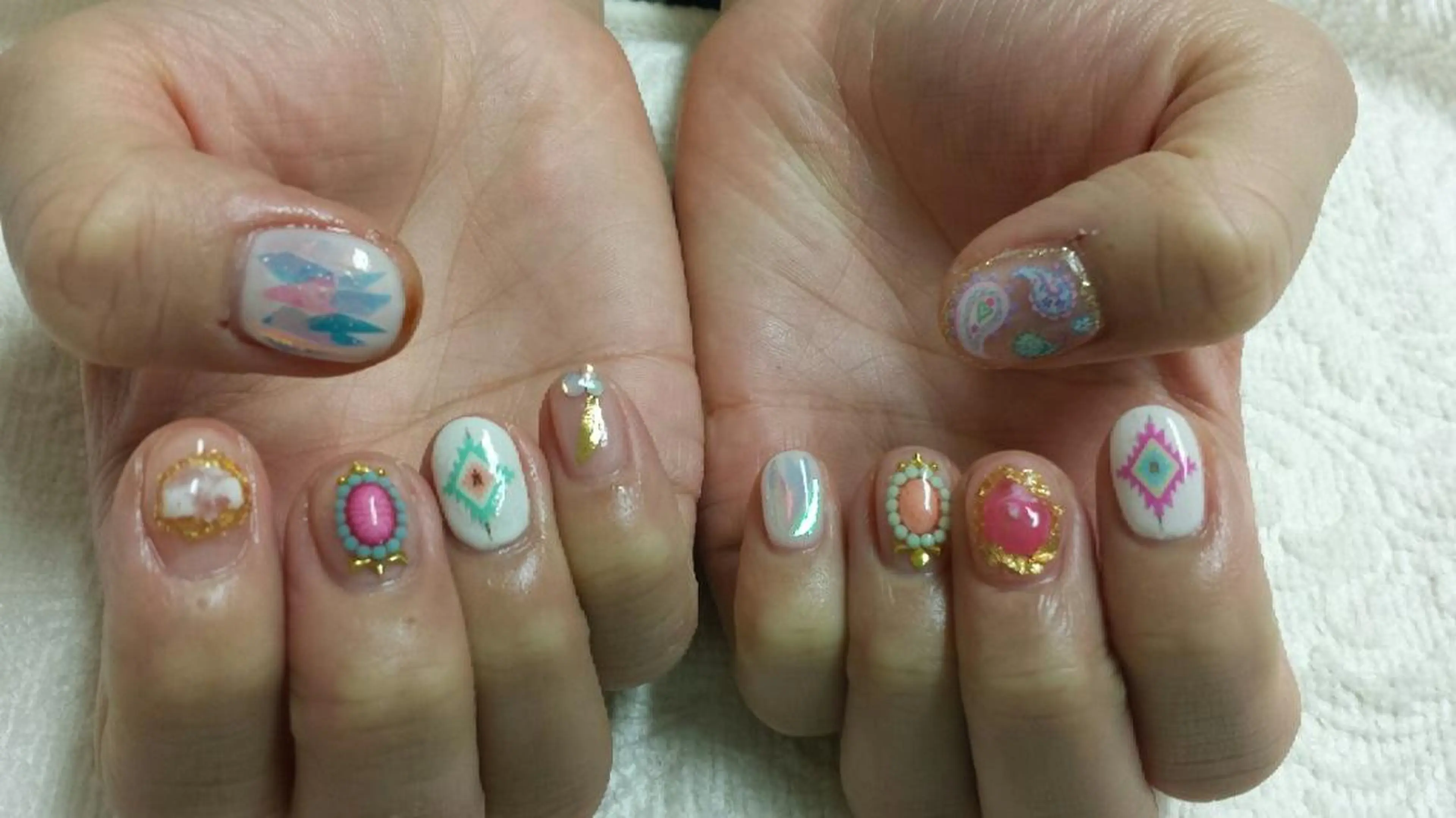 ネイル 河野ちえ (雑誌掲載サロン)のネイルデザイン