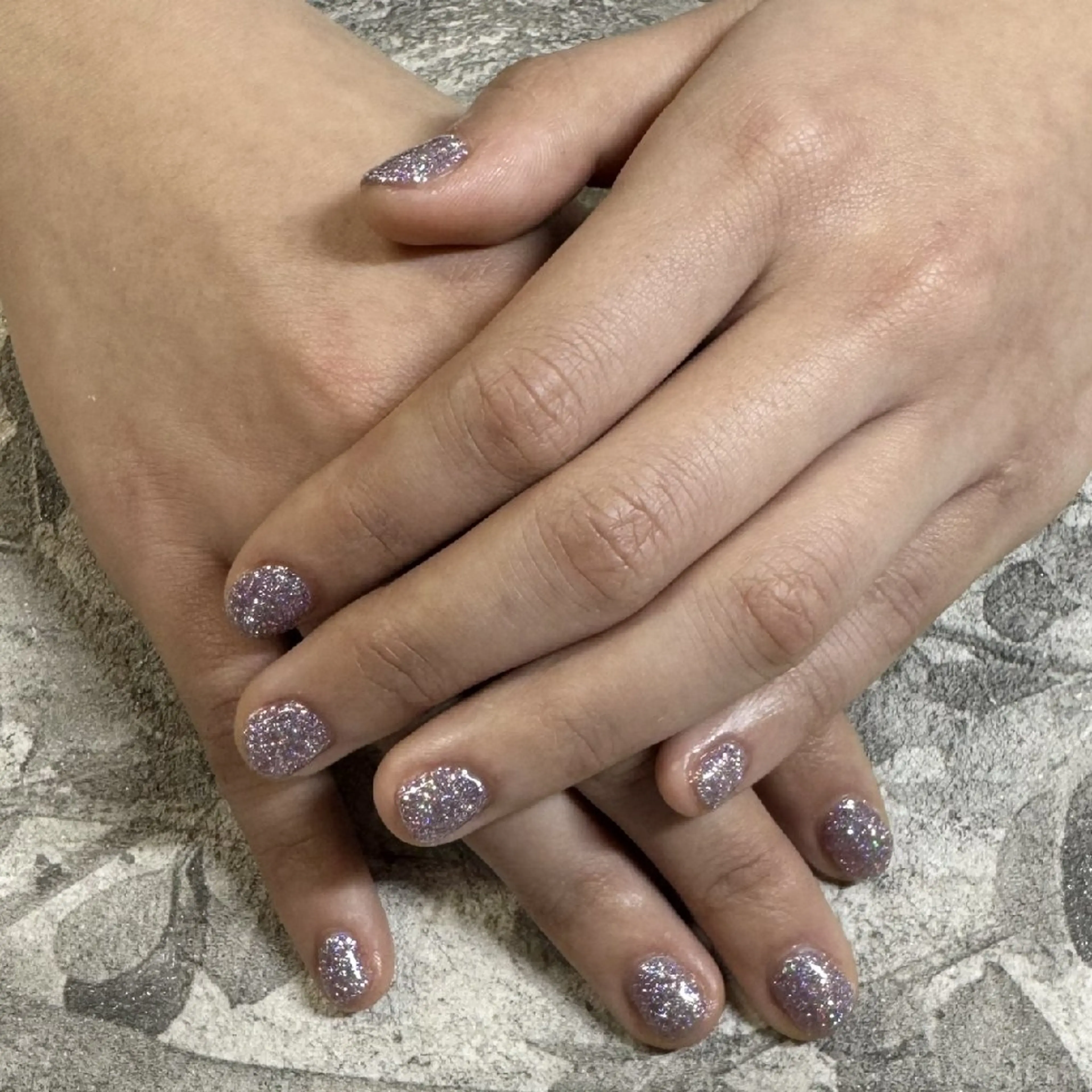 【ハンド＆フットセット価格】ラメワンカラー(※オフ無し)の写真