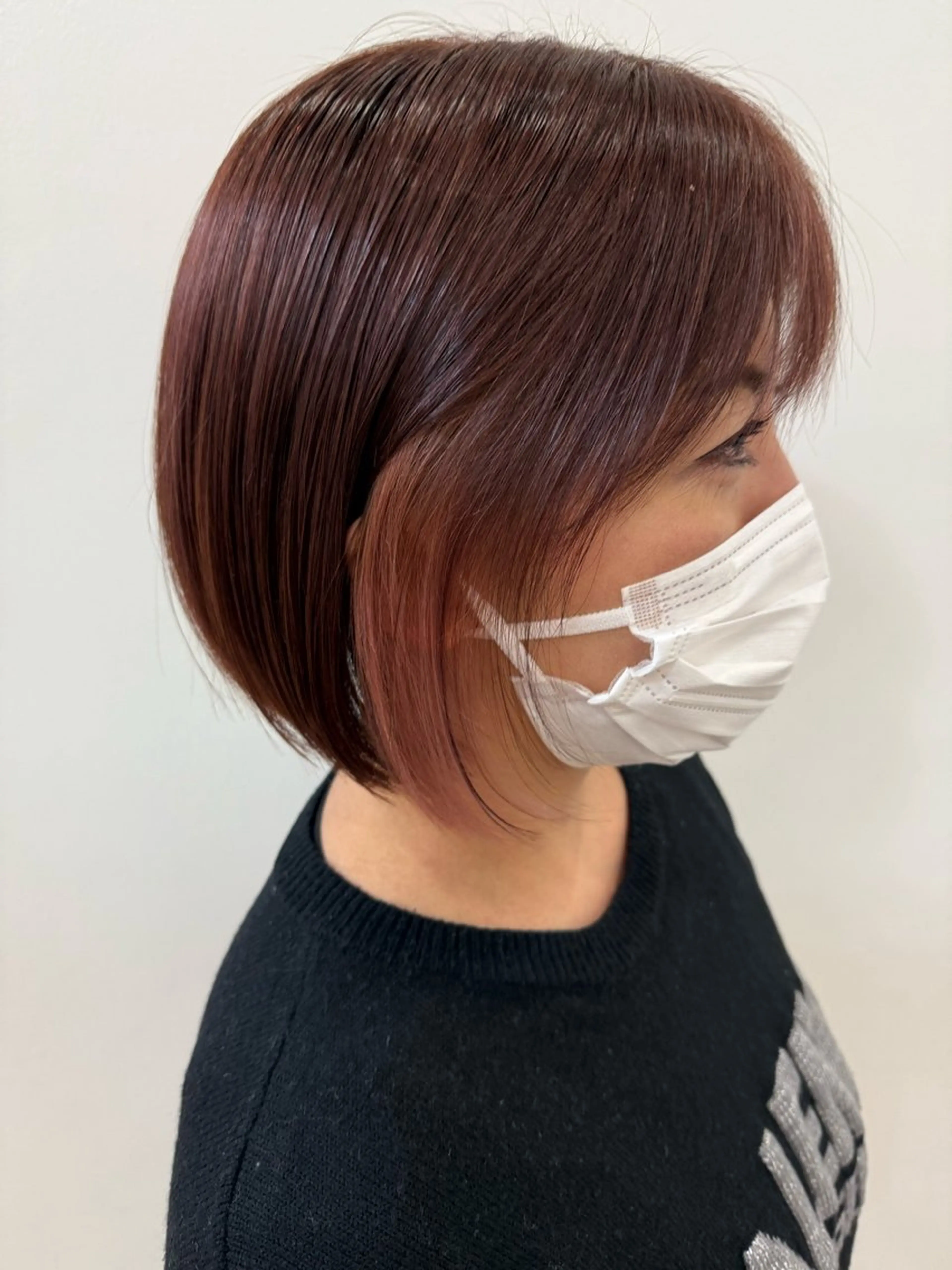 カラー ベージュカラー ピンクカラー ピンクベージュ 森脇 龍星のヘアスタイル