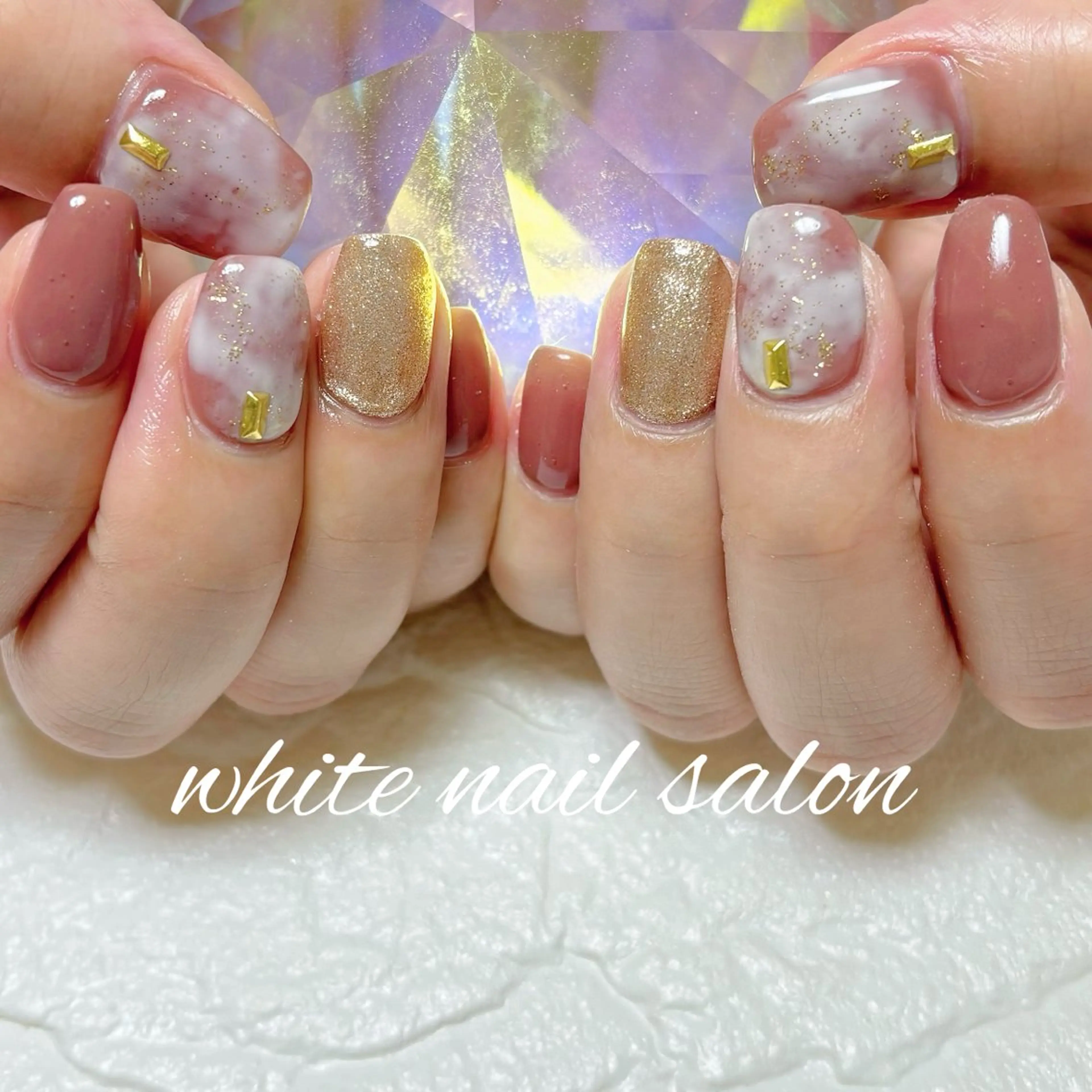 ネイル フットネイル ハンドネイル white nail salonのネイルデザイン