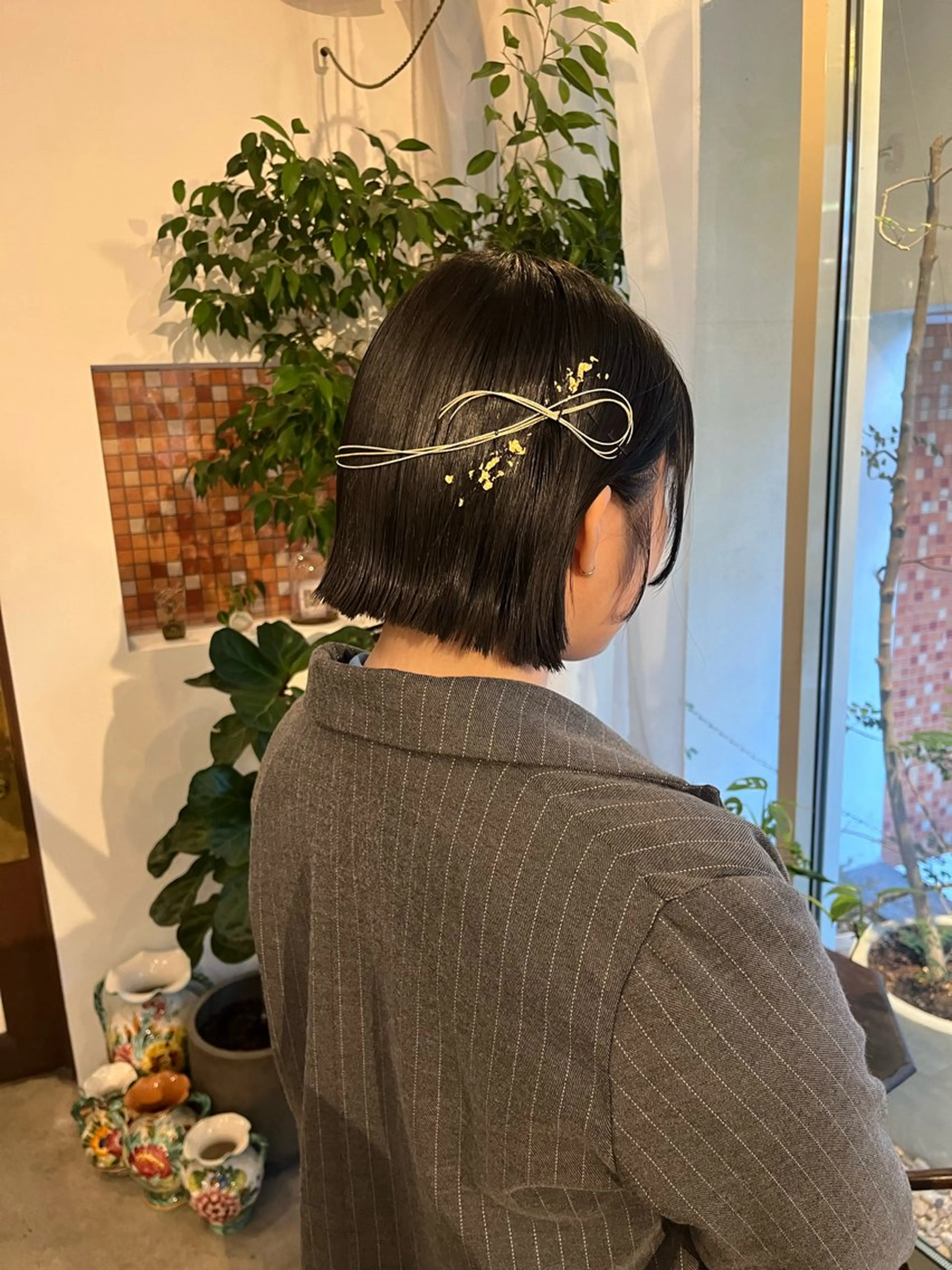 ショート ヘアアレンジ hair  salon necco所属・柴田 さくらのヘアスタイル