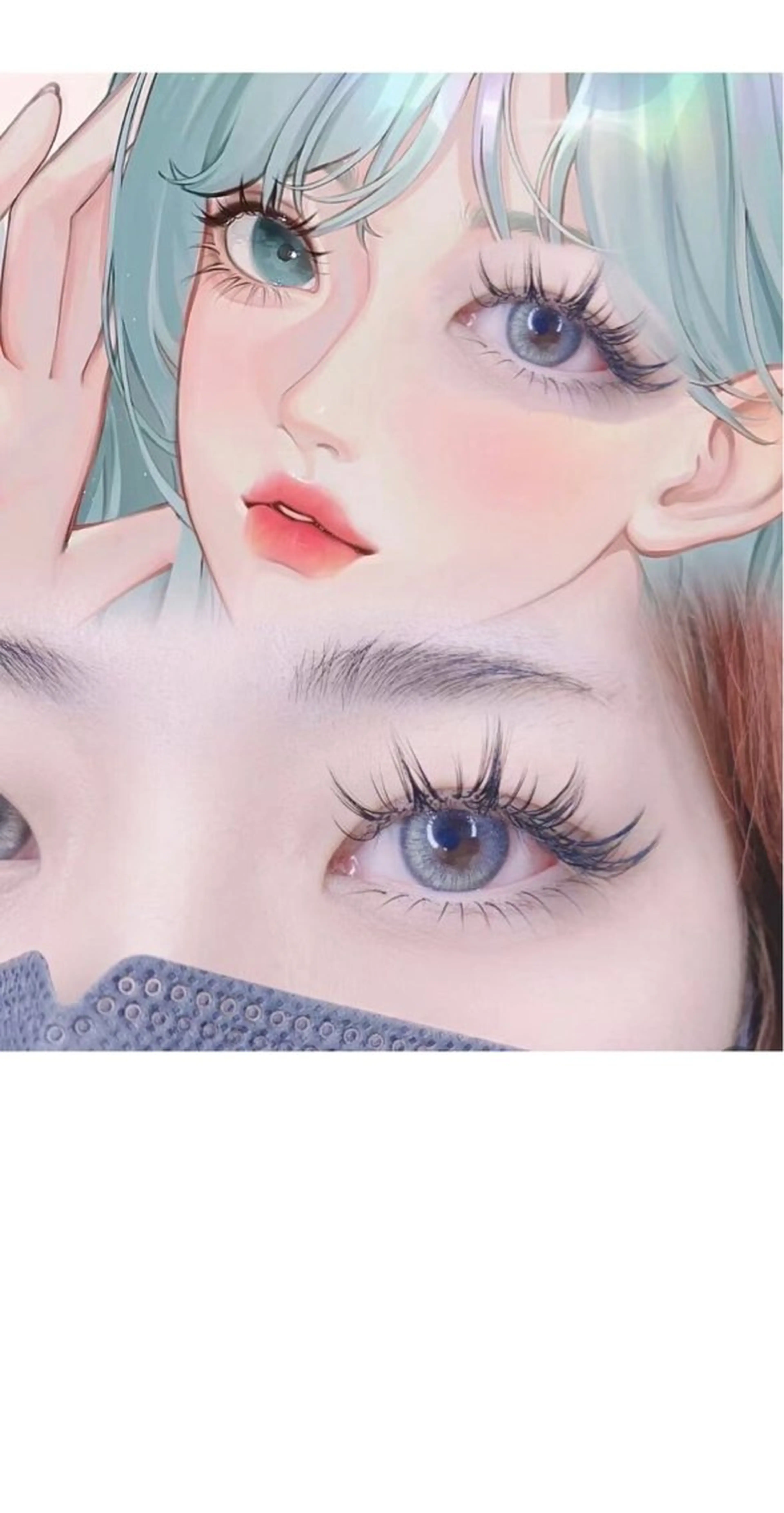 話題沸騰Now!★ワンホンボリューム120束＋下まつ毛20本の写真