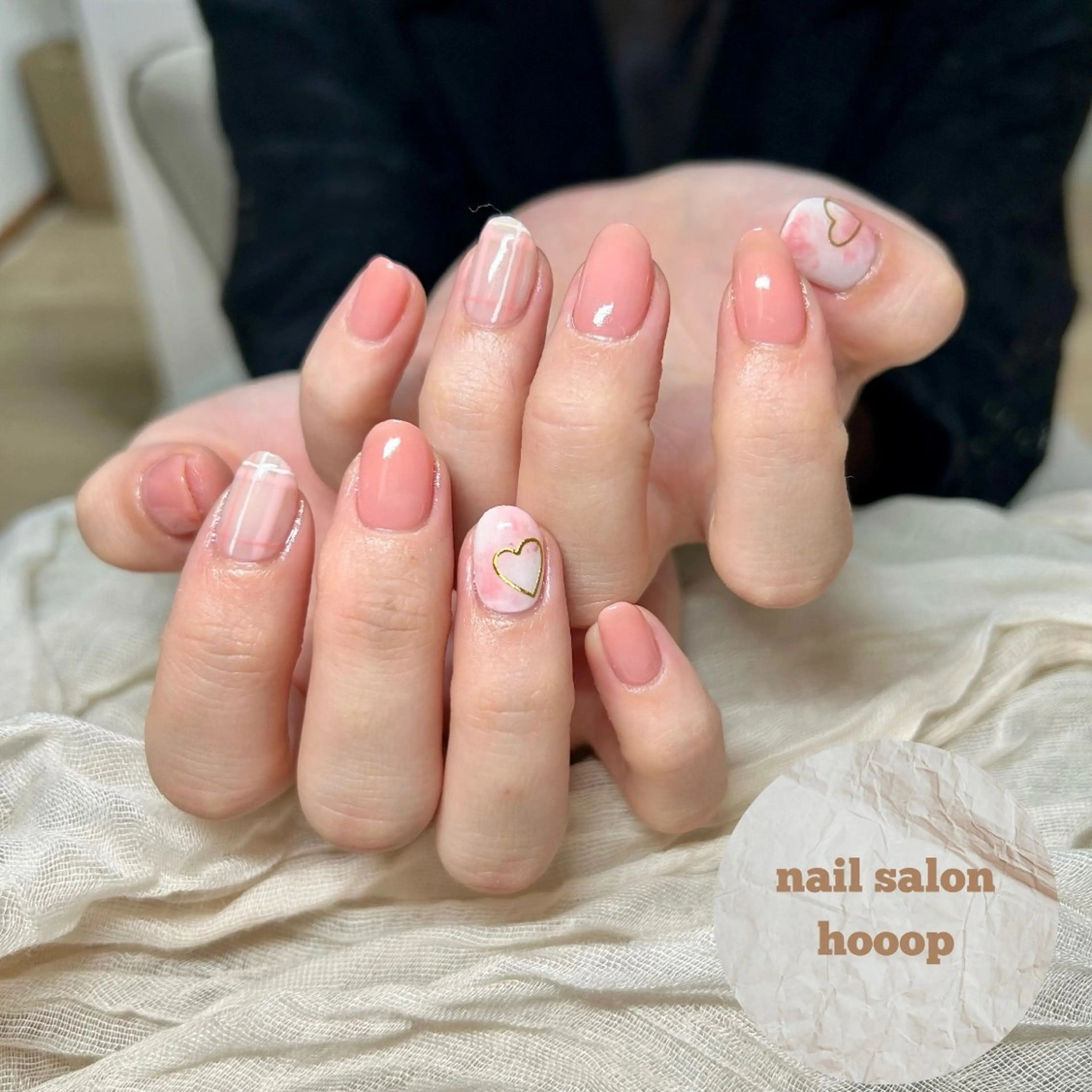 ネイル バレンタイン hooop yuのネイルデザイン