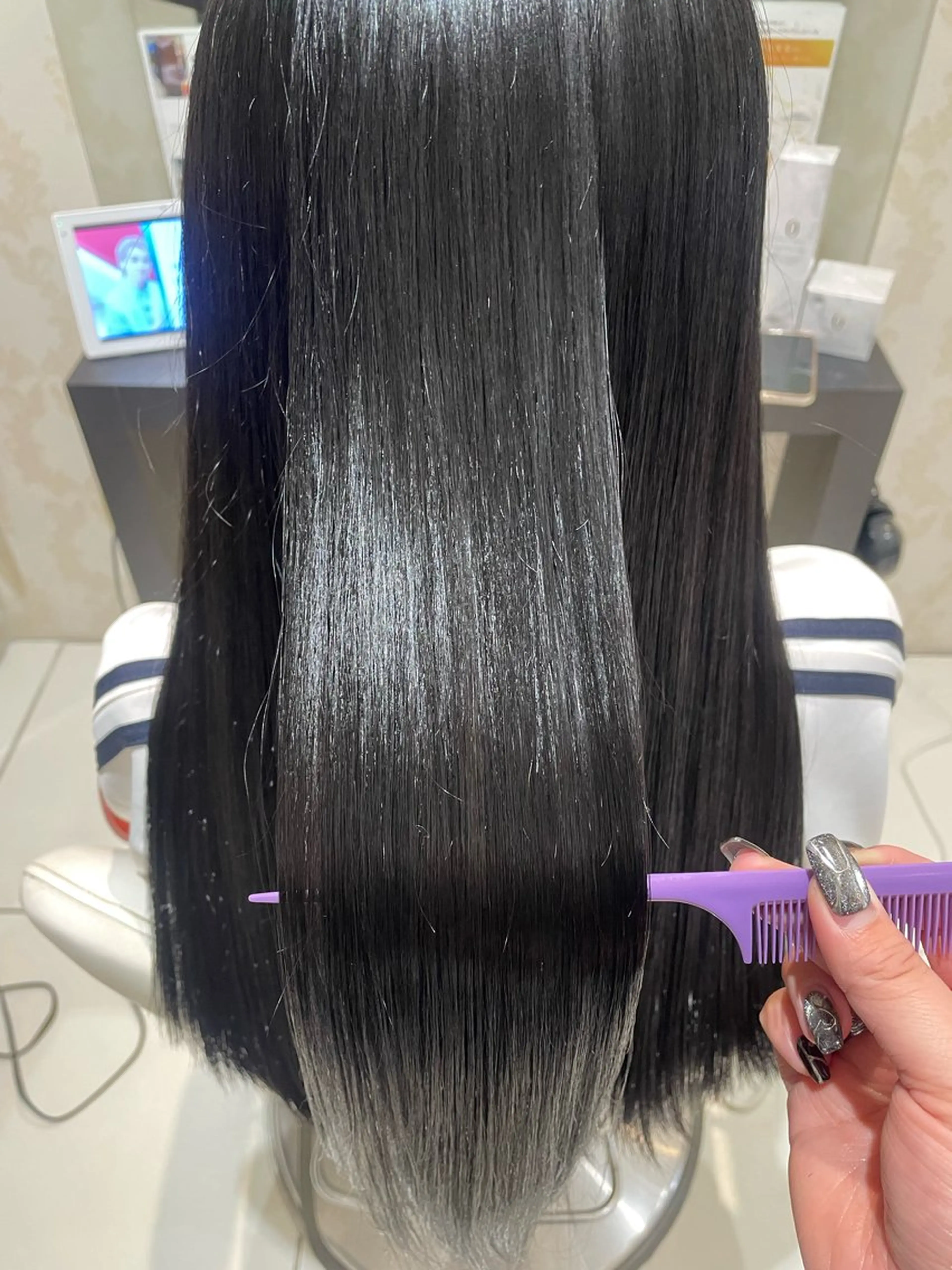 ロング カラー ヘアカラー トリートメント 💞暖色カラー 💞risaのヘアスタイル