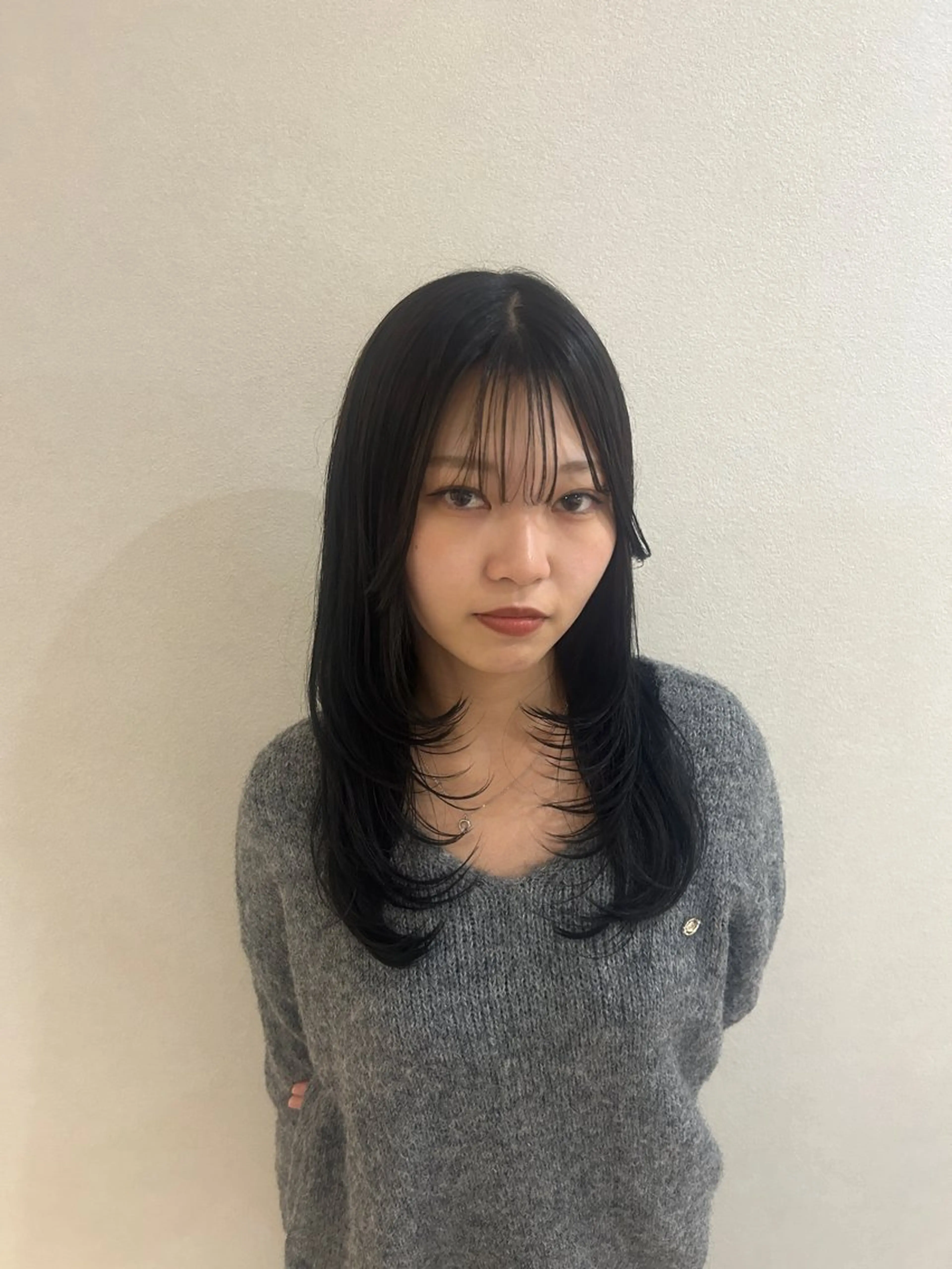 セミロング カット ヘアカラー Marin🫐/ 名駅/レイヤーカットのヘアスタイル