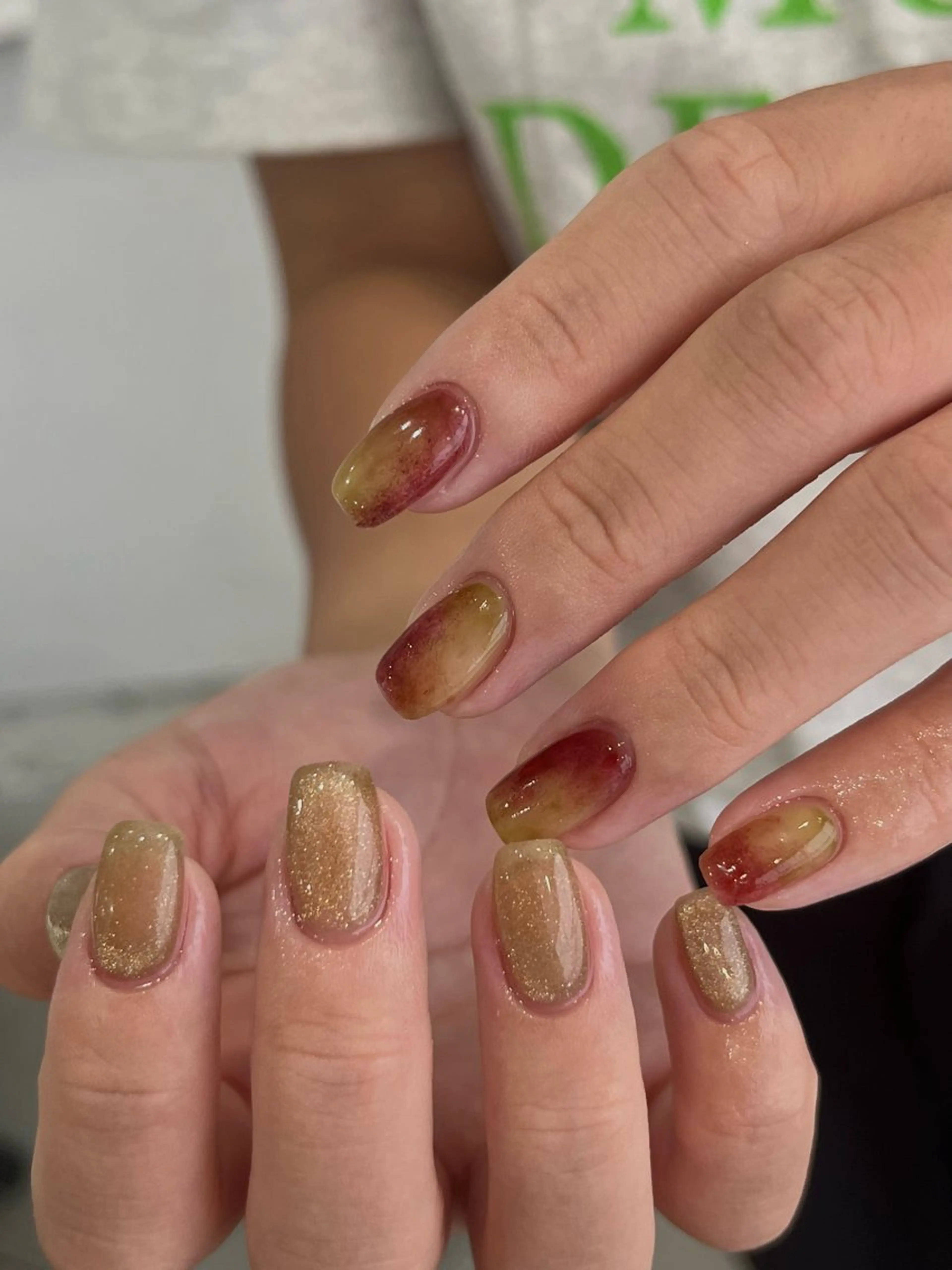 ネイル ハンドネイル LETTER_& SAKIのネイルデザイン