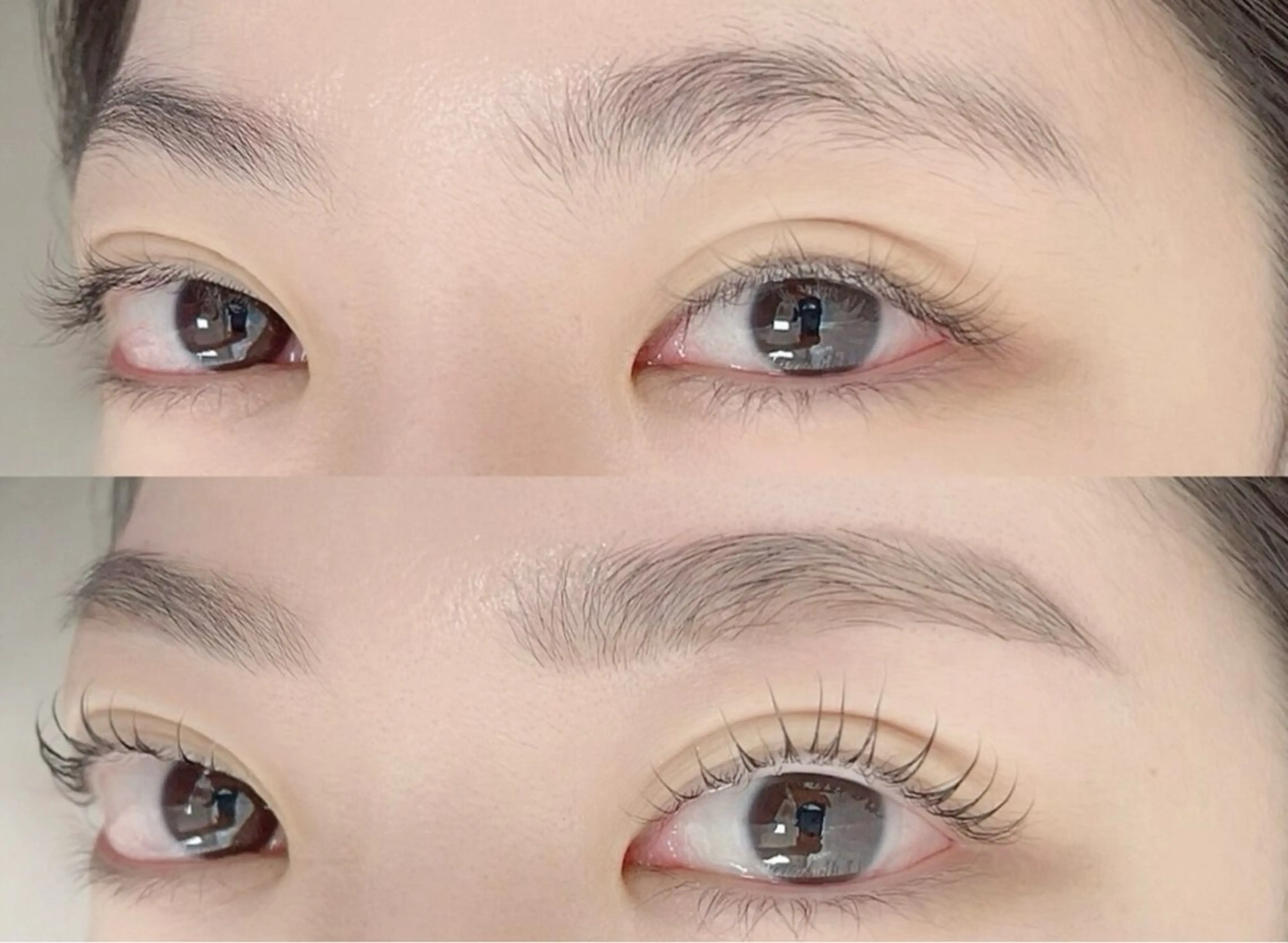 マツエク・マツパ バインドロック 束感まつ毛 フラットラッシュ ナチュラル パリジェンヌラッシュリフト YK 美学院のネイルデザイン