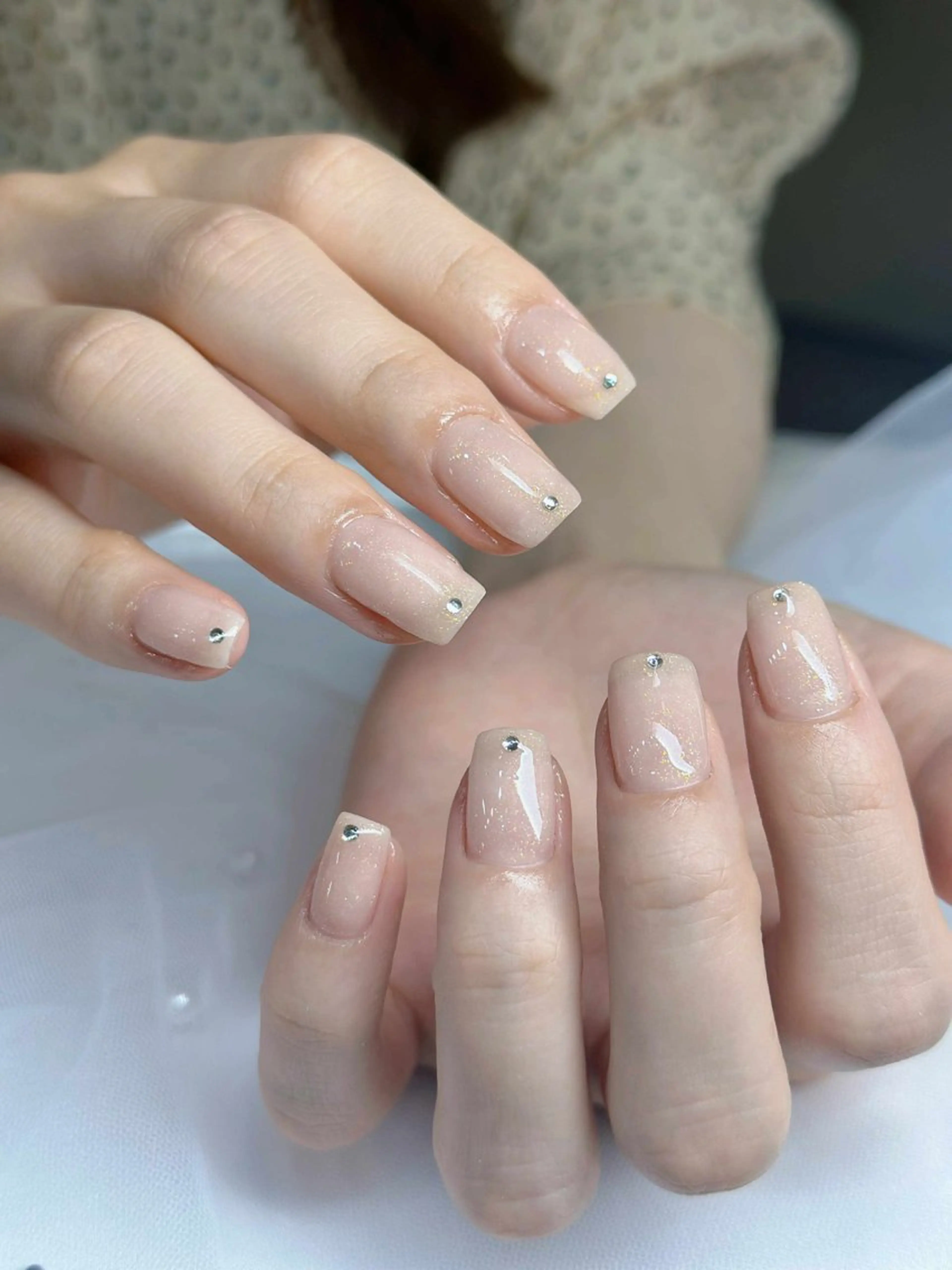 ネイル ワンカラーネイル ハンドネイル sora ❄️のネイルデザイン