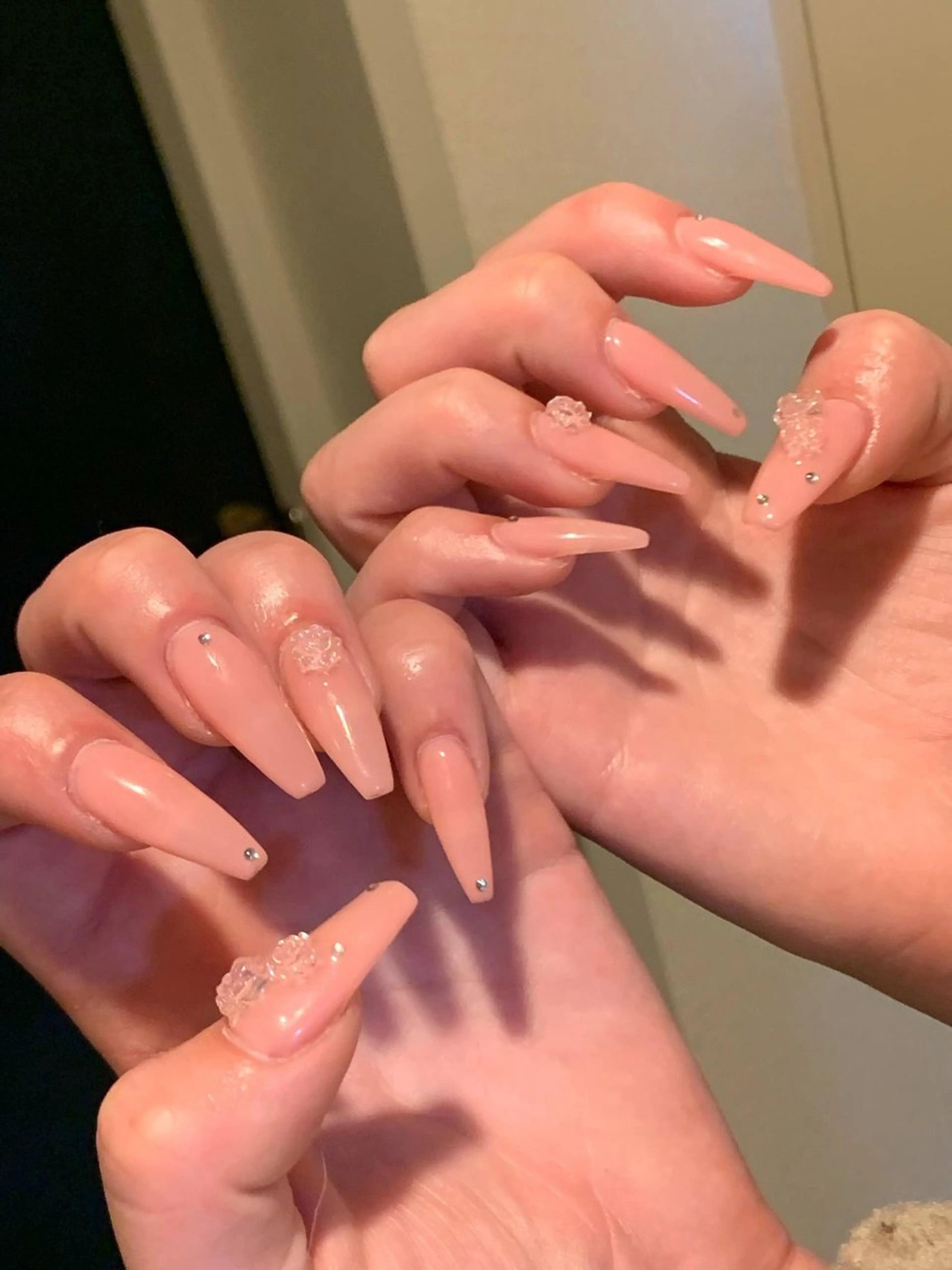 チップ長さ出し10本🎀ワンカラー/ ラメーグラデーション/フラッシュ☝🏻💋の写真