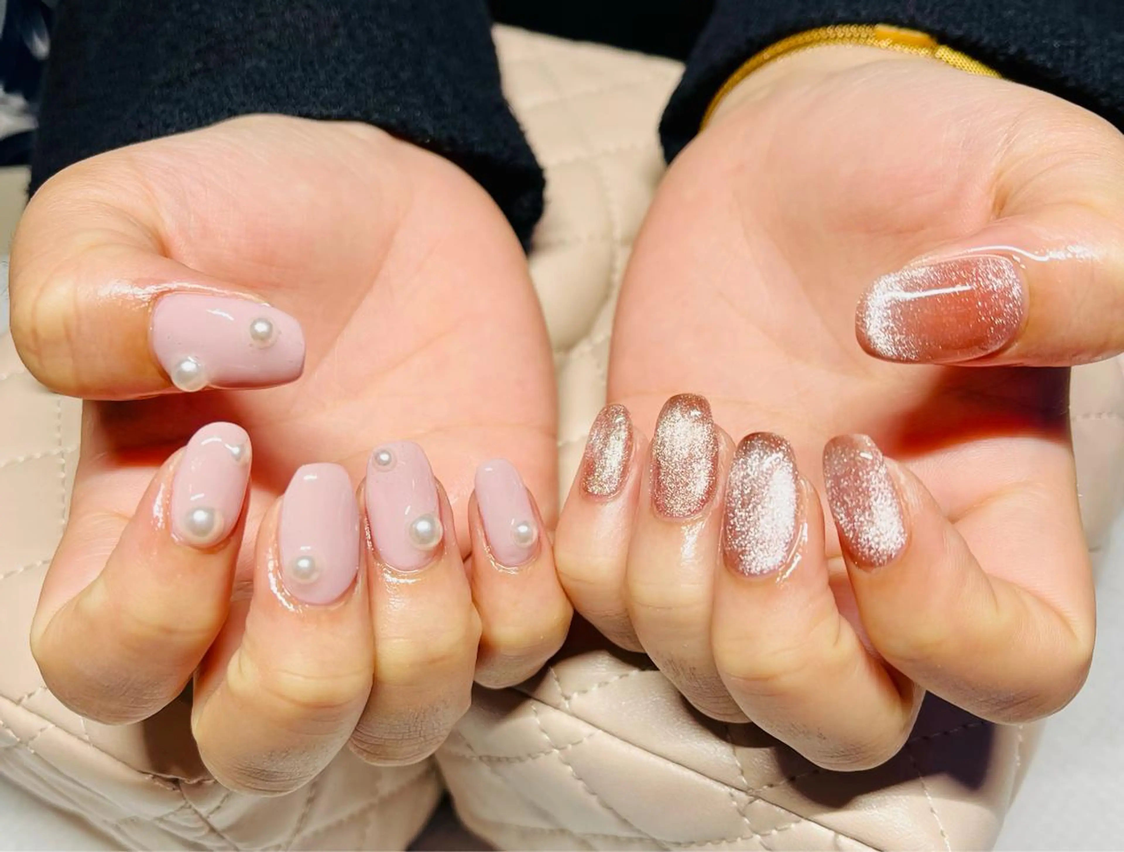 ネイル ハンドネイル goldgleams ちなのネイルデザイン