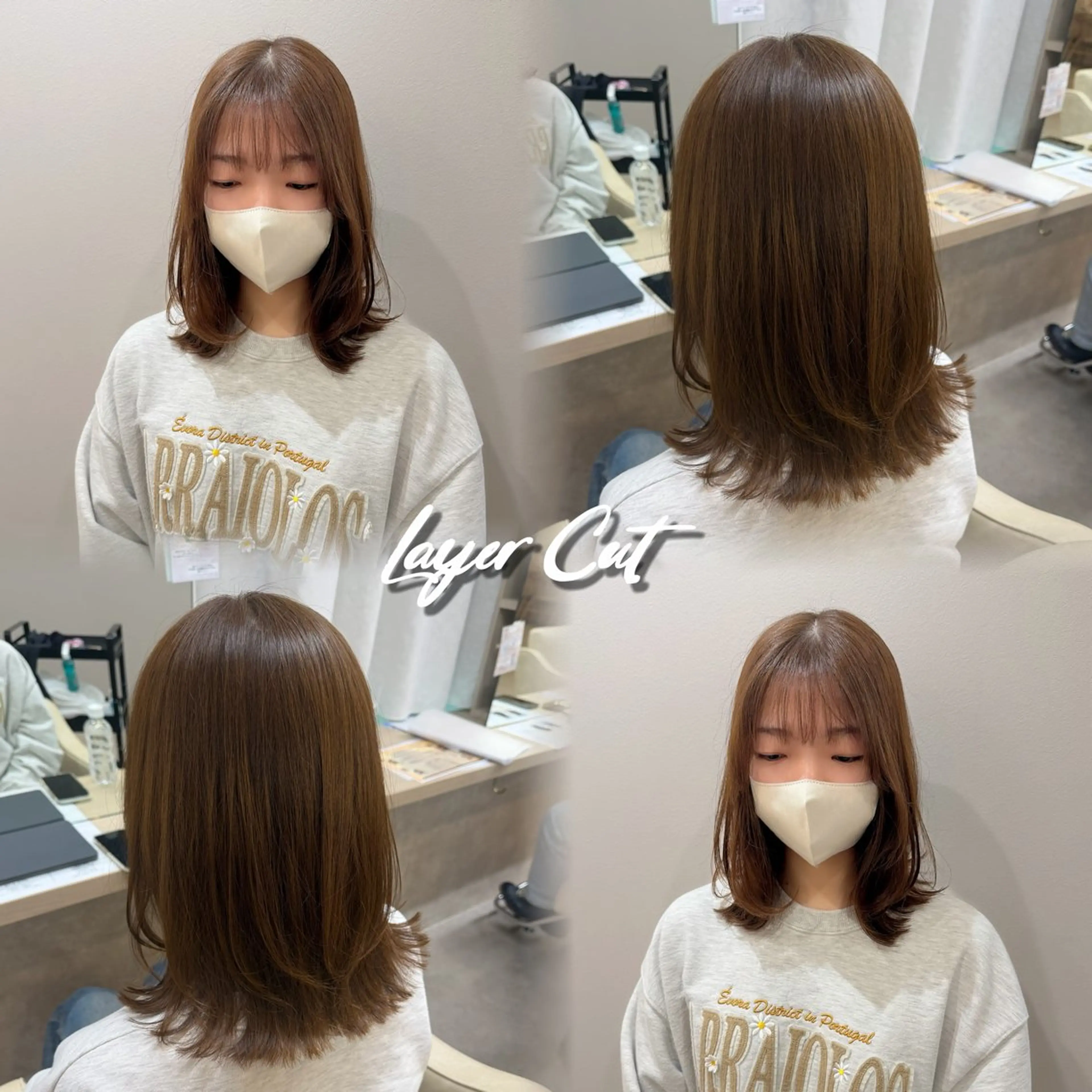 ミディアム りん/ハイトーン💖 🌈髪質改善✨️浜松のヘアスタイル