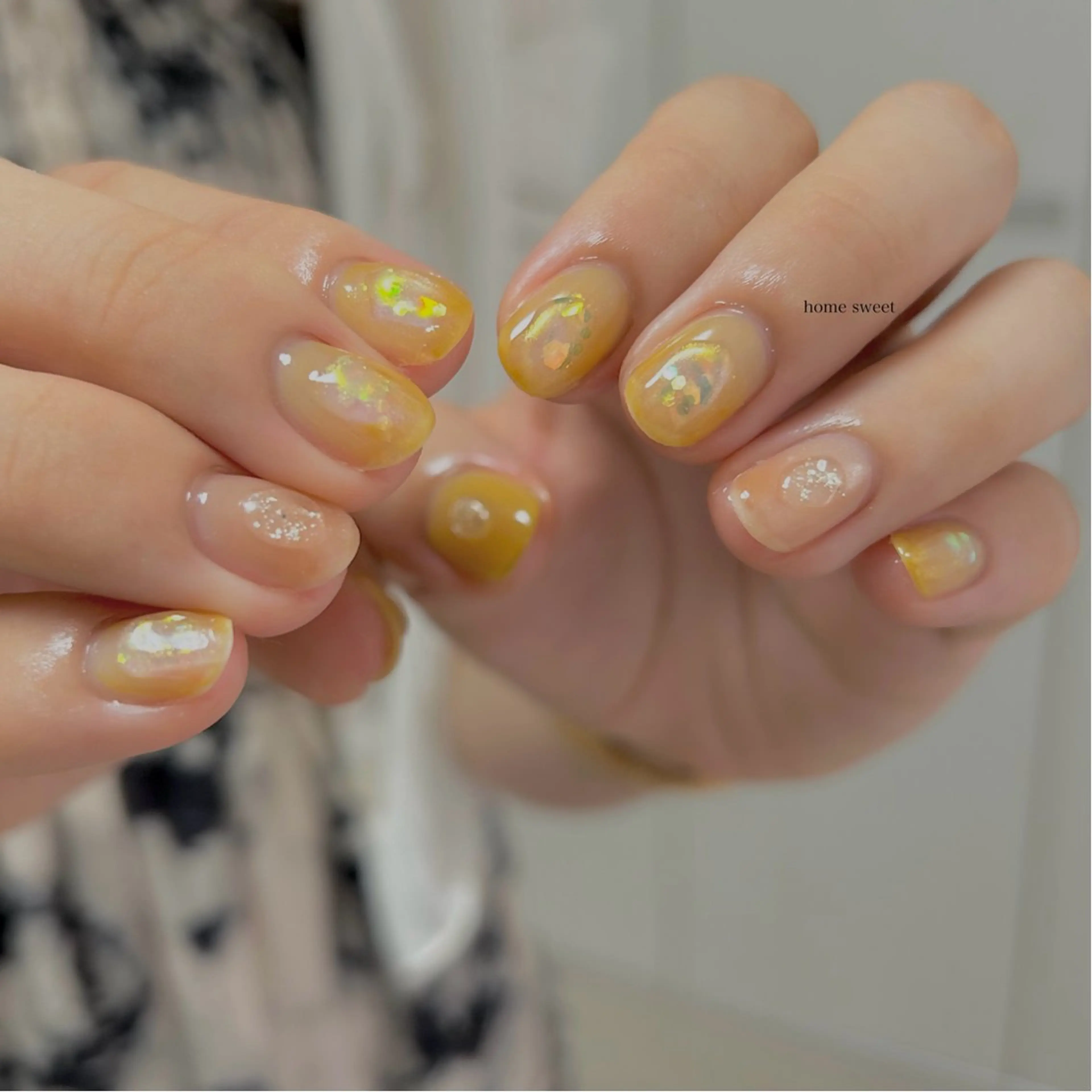 ショート ハンドネイル ショートネイル. Home sweetのネイルデザイン