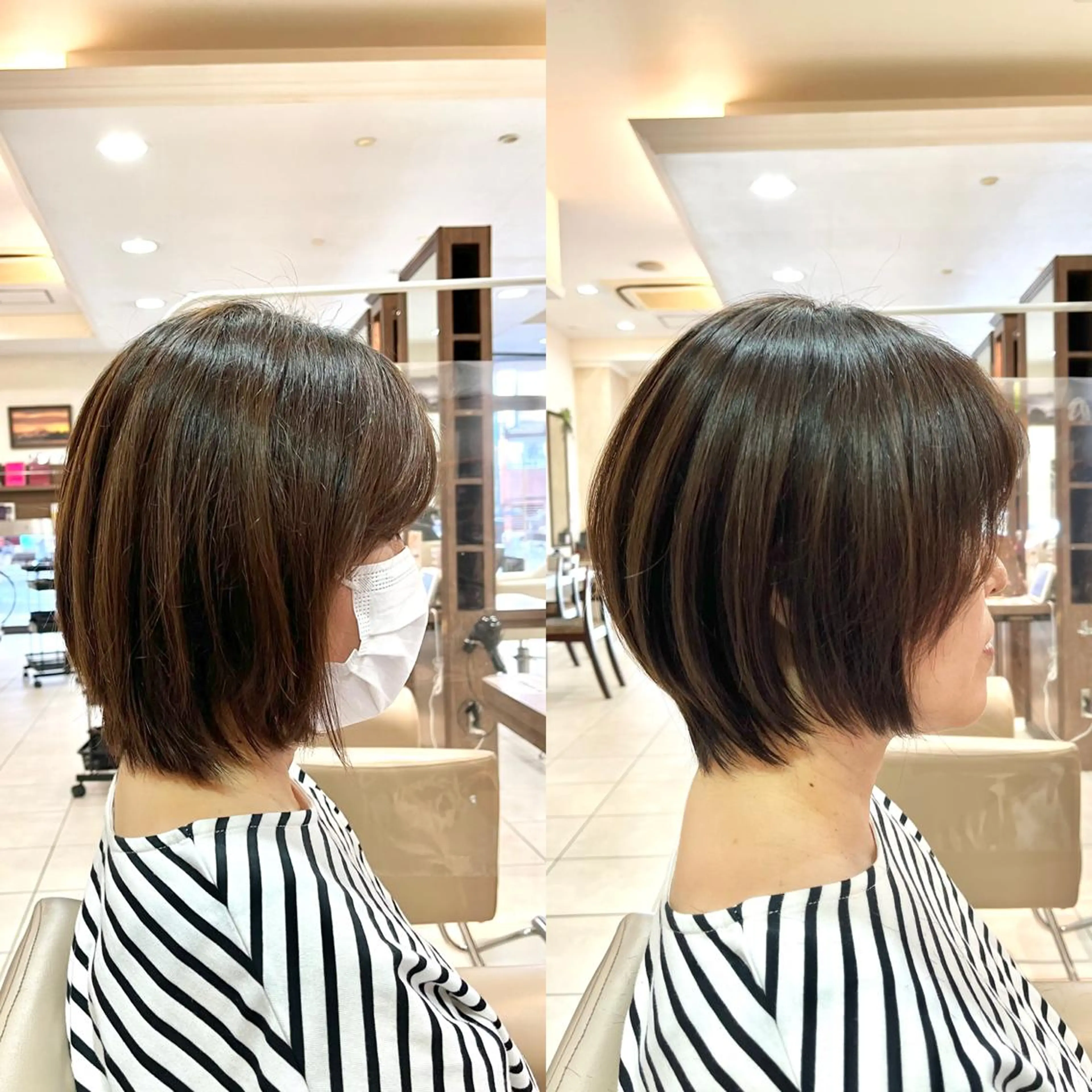 ショート ハンサムショート くびれヘア 髪質改善 ショートヘア 縮毛矯正 カット ヘアカラー トリートメント 《大人気髪質改善》 プログレス国分寺店のヘアスタイル