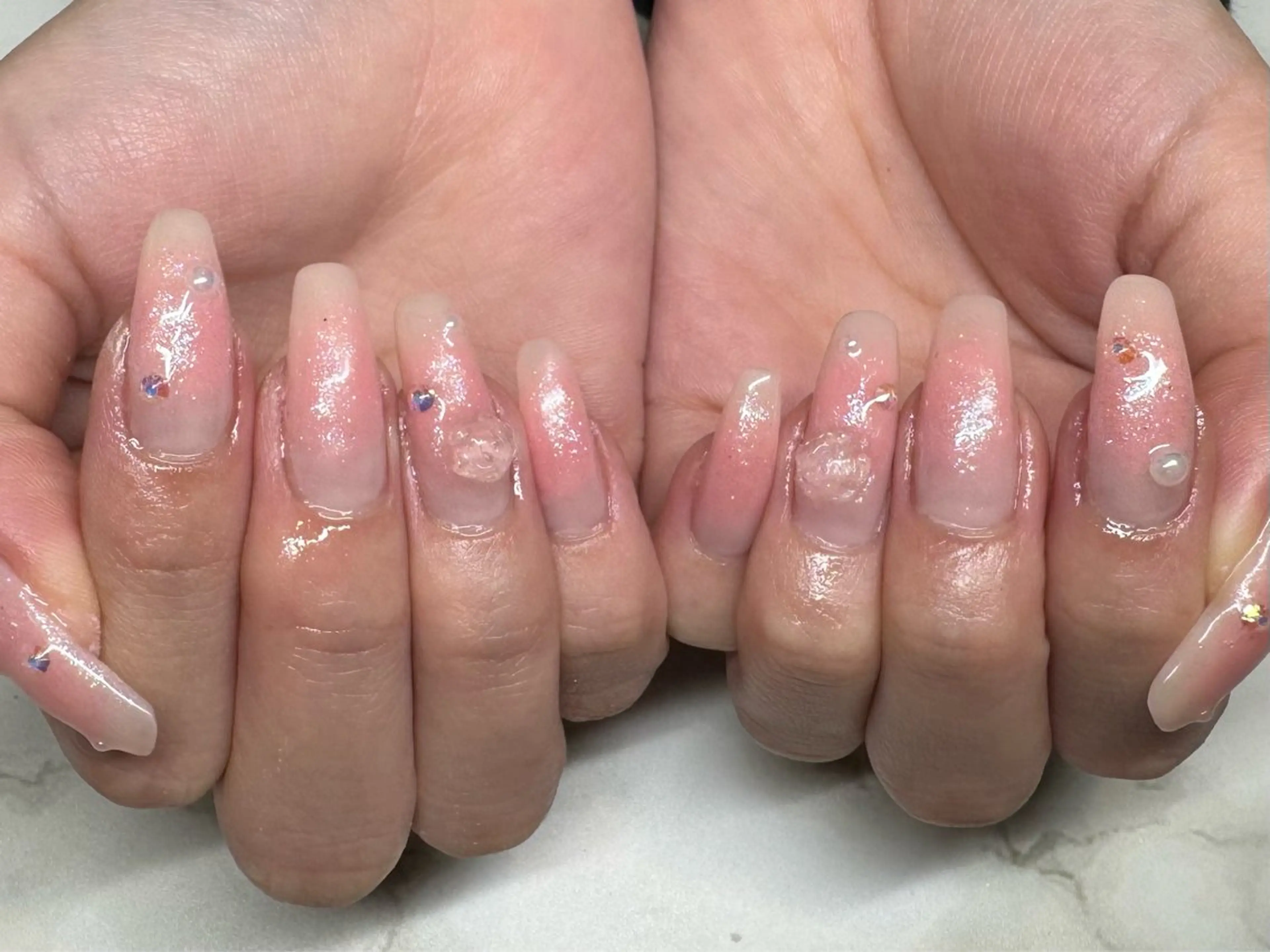 チークネイル💅♡🟠の写真