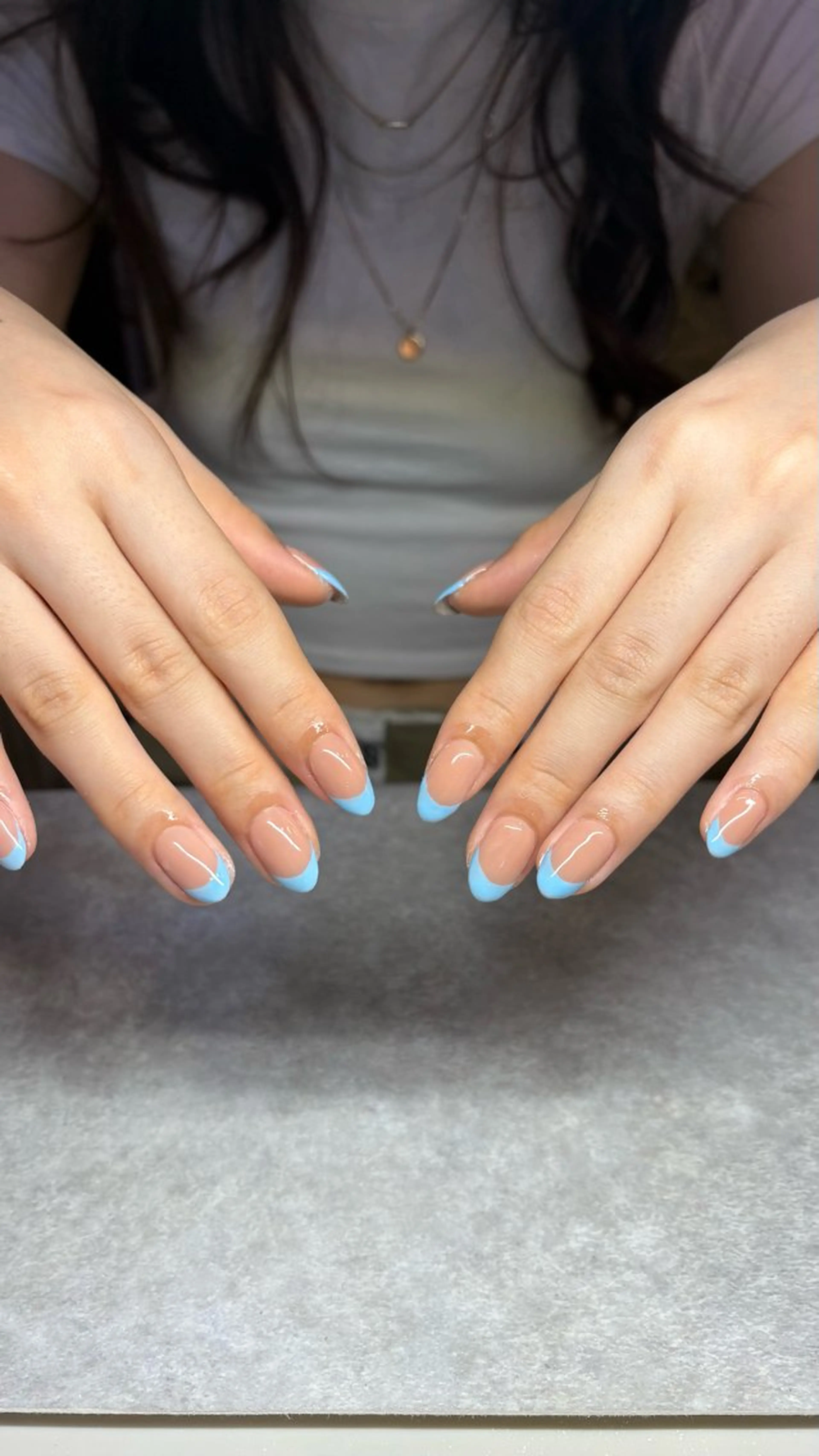 【オフなし】2色フレンチ(新規:￥6,980／再来￥7480)の写真