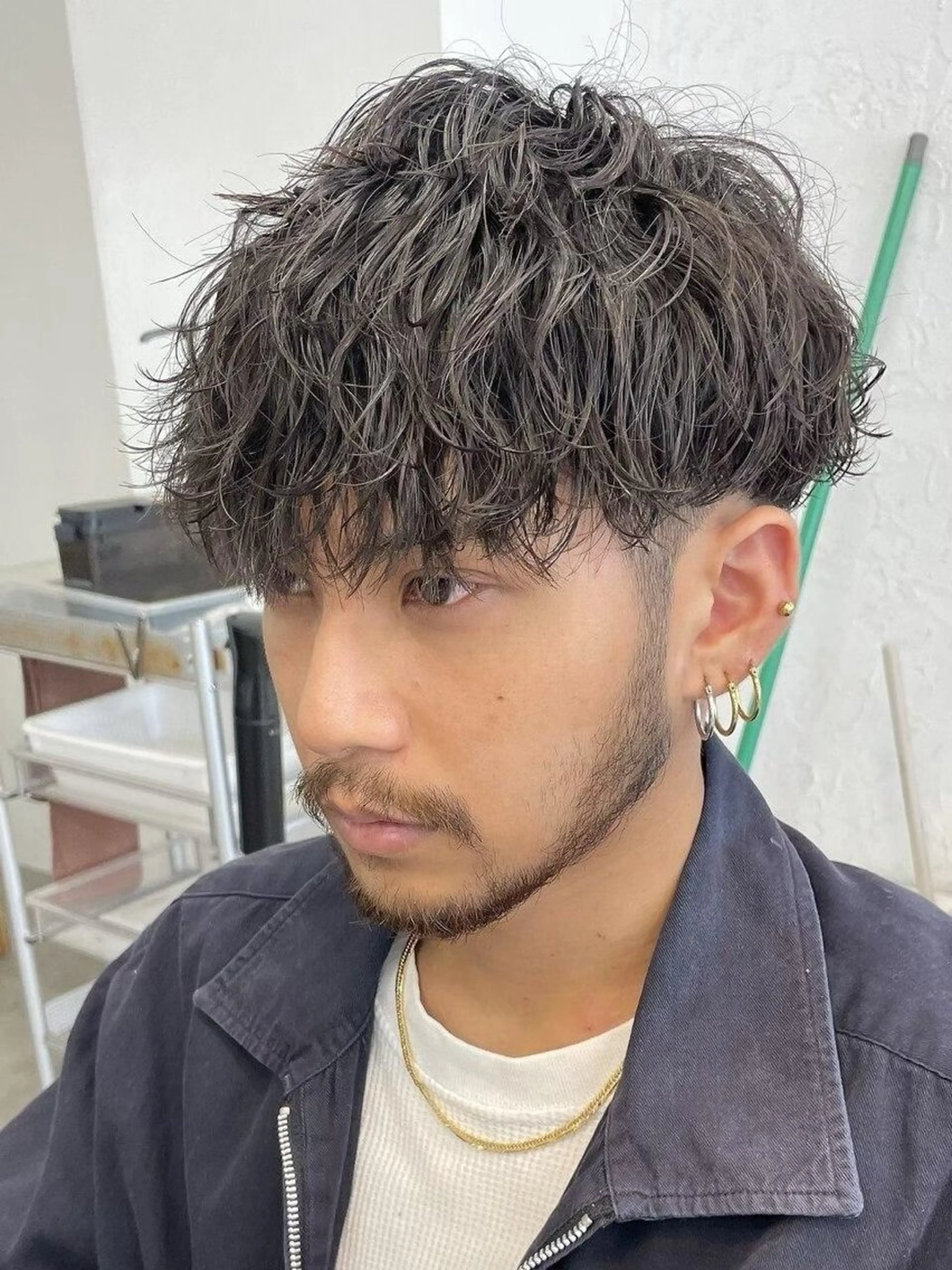 ショート カラー パーマ メンズ カット パーマ RETOUCH by fifth 銀座店所属・似合わせカット /fifth富樫倭のヘアスタイル