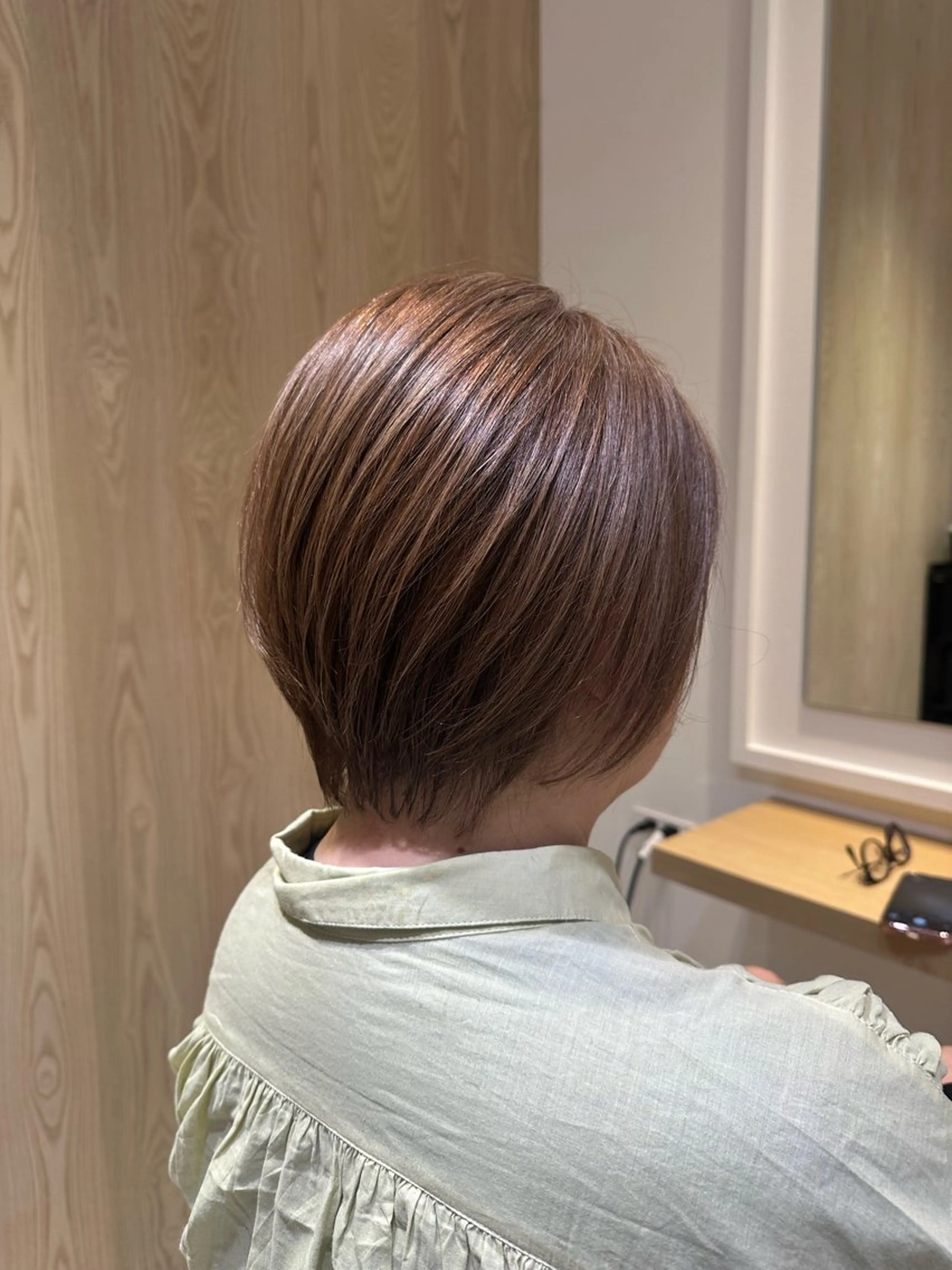 ショート 川崎 智優のヘアスタイル