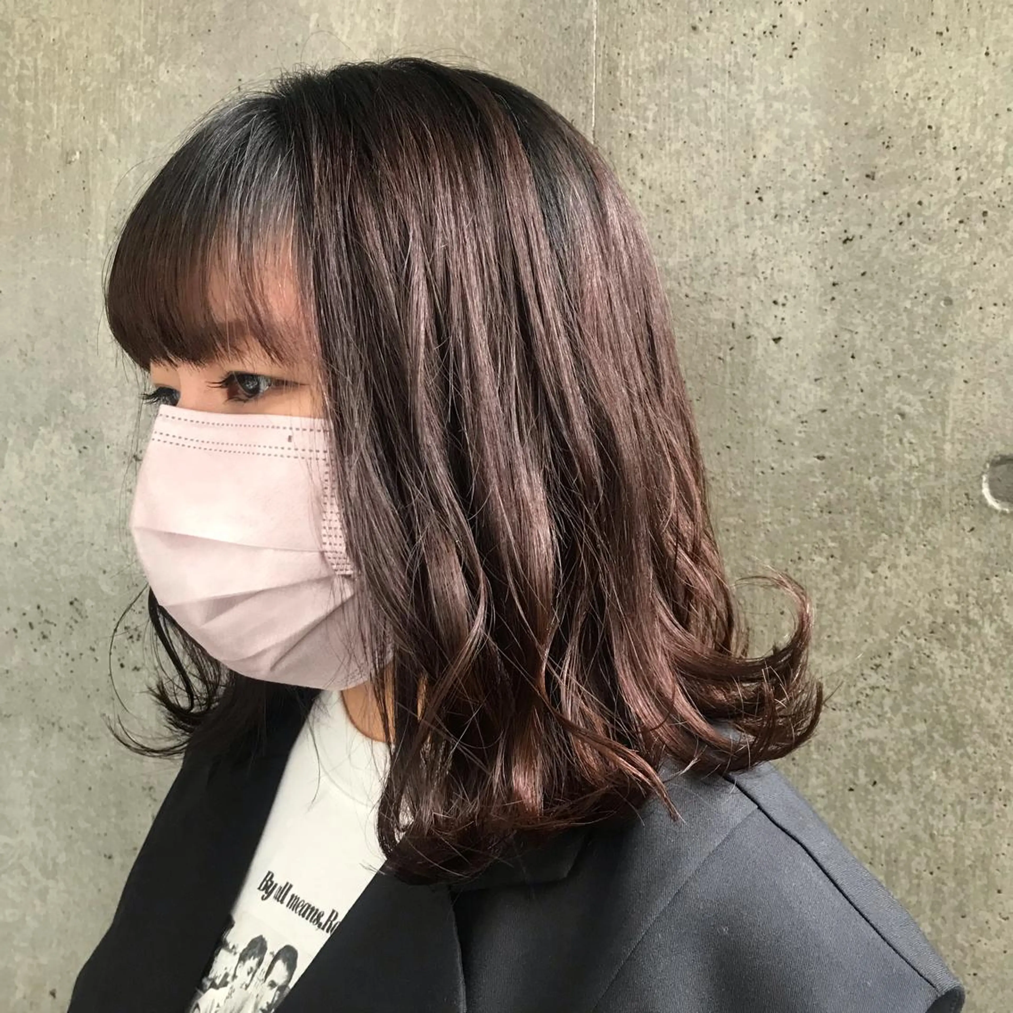 ミディアム 松本平太郎美容室大宮店所属・もりたみかこ 美容師お休み中のヘアスタイル