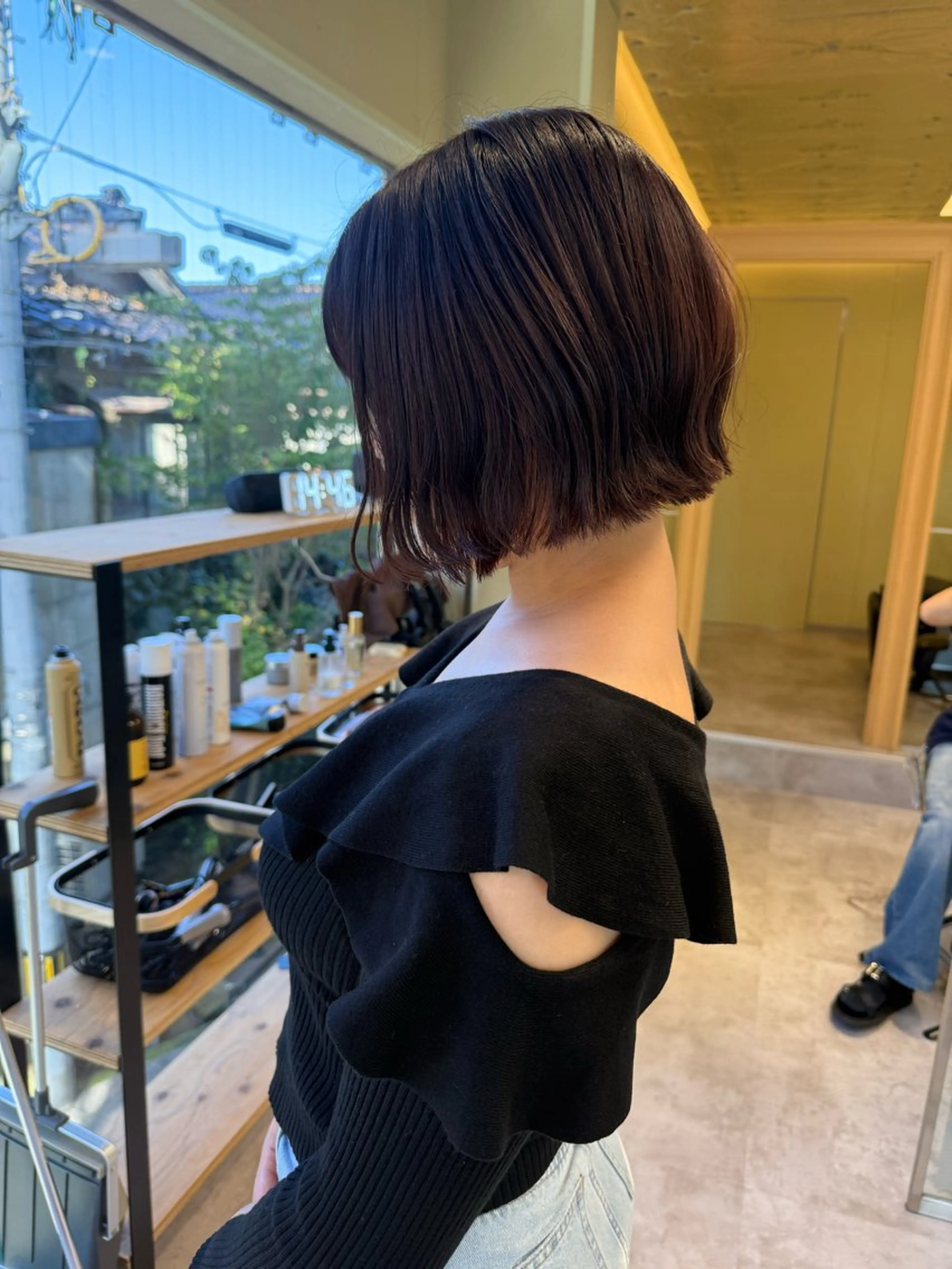 ショート カラー カット ヘアカラー トリートメント 伶風/デザインカット /ボブ/透明感カラーのヘアスタイル