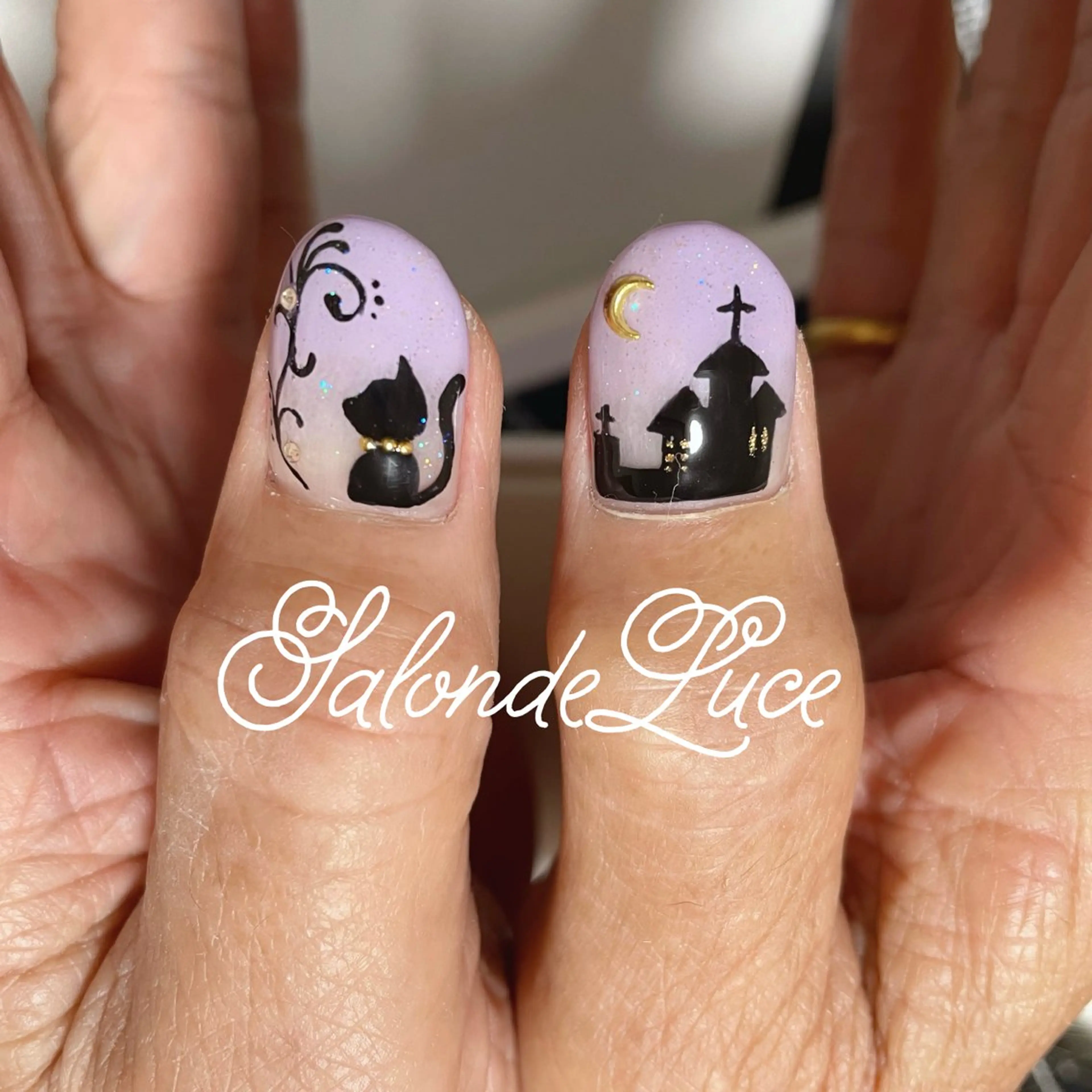 ネイル ハロウィン Salon de Luceのネイルデザイン