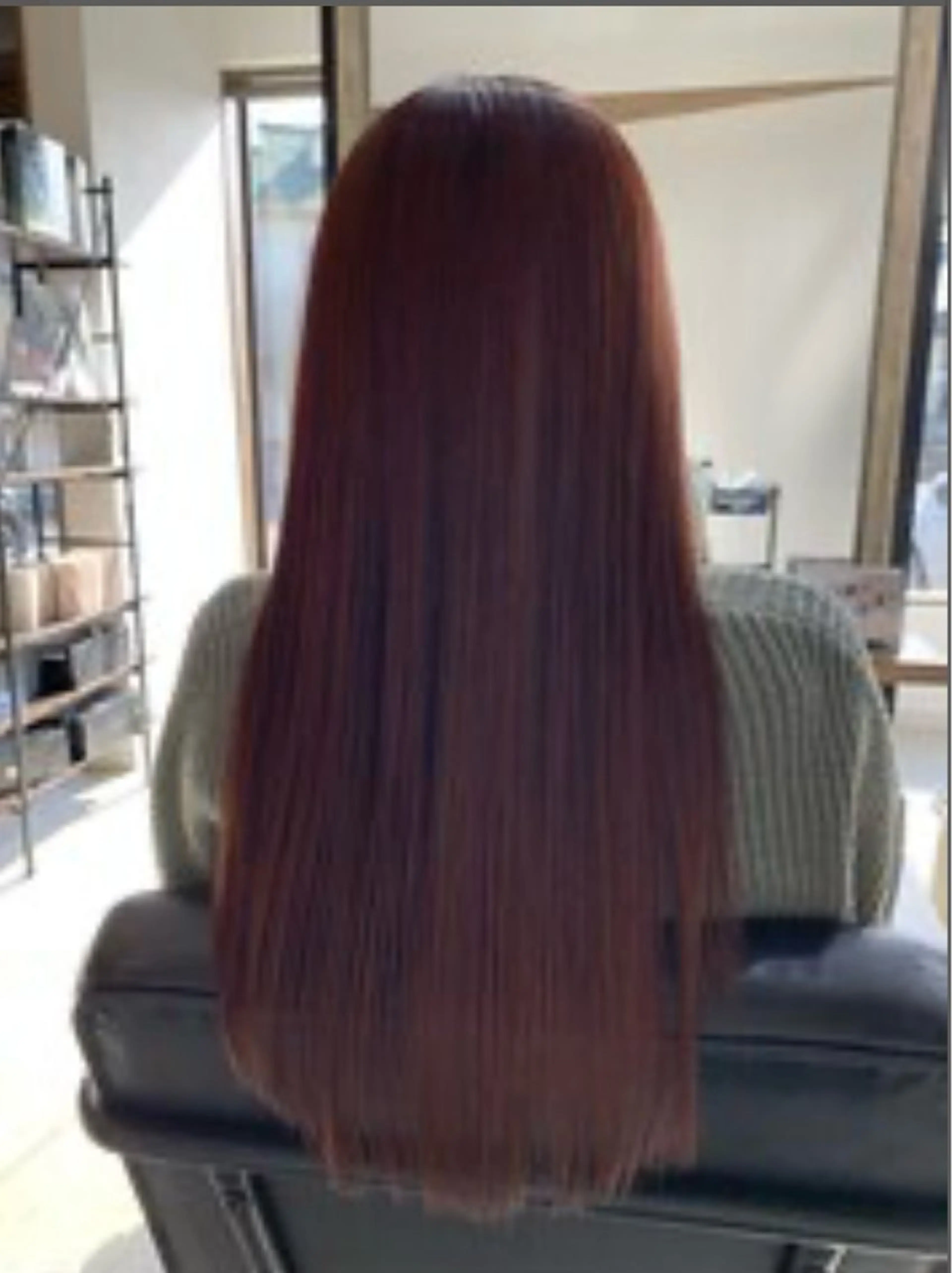 ロング パーマ くせ毛 髪質改善 酸性ストレート ストレートパーマ 縮毛矯正 Q.HairLab所属・メンズパーマ&透明感 カラー特化谷村のヘアスタイル