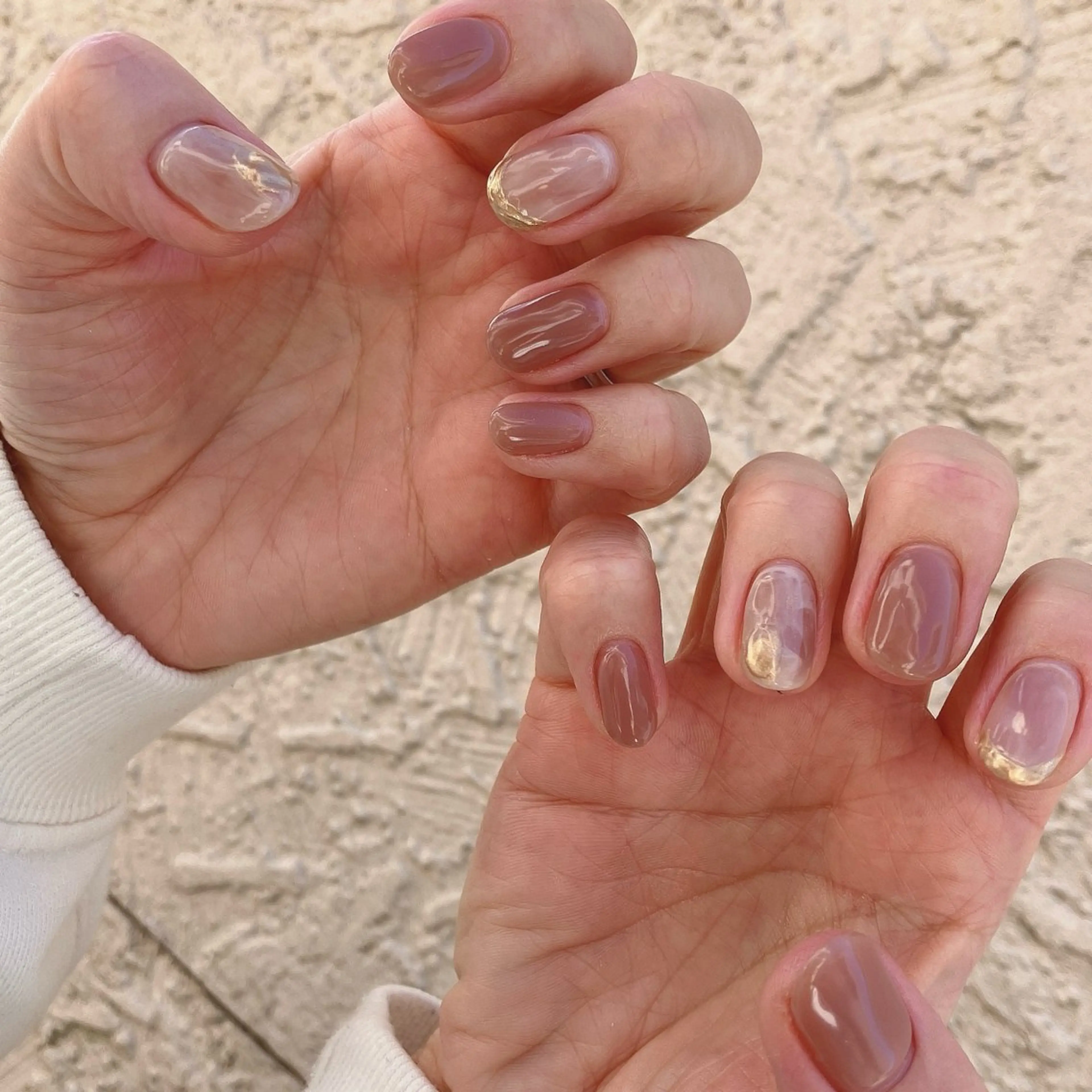 ネイル アートネイル ニュアンスネイル シンプルネイル ハンドネイル nails 🎀meのネイルデザイン