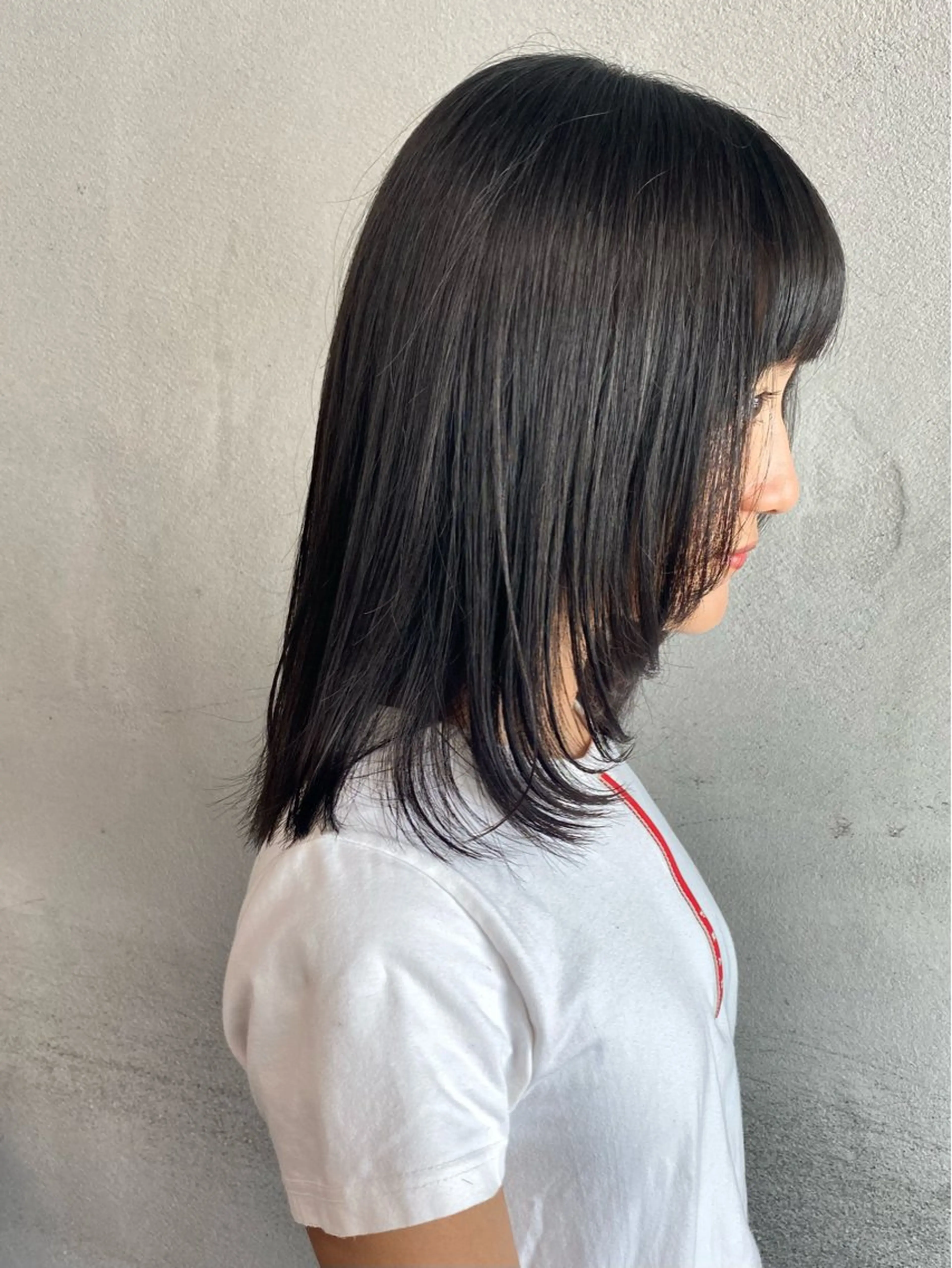 セミロング カット トリートメント 柏 デザインカラー/ レイヤー🐣シオリのヘアスタイル