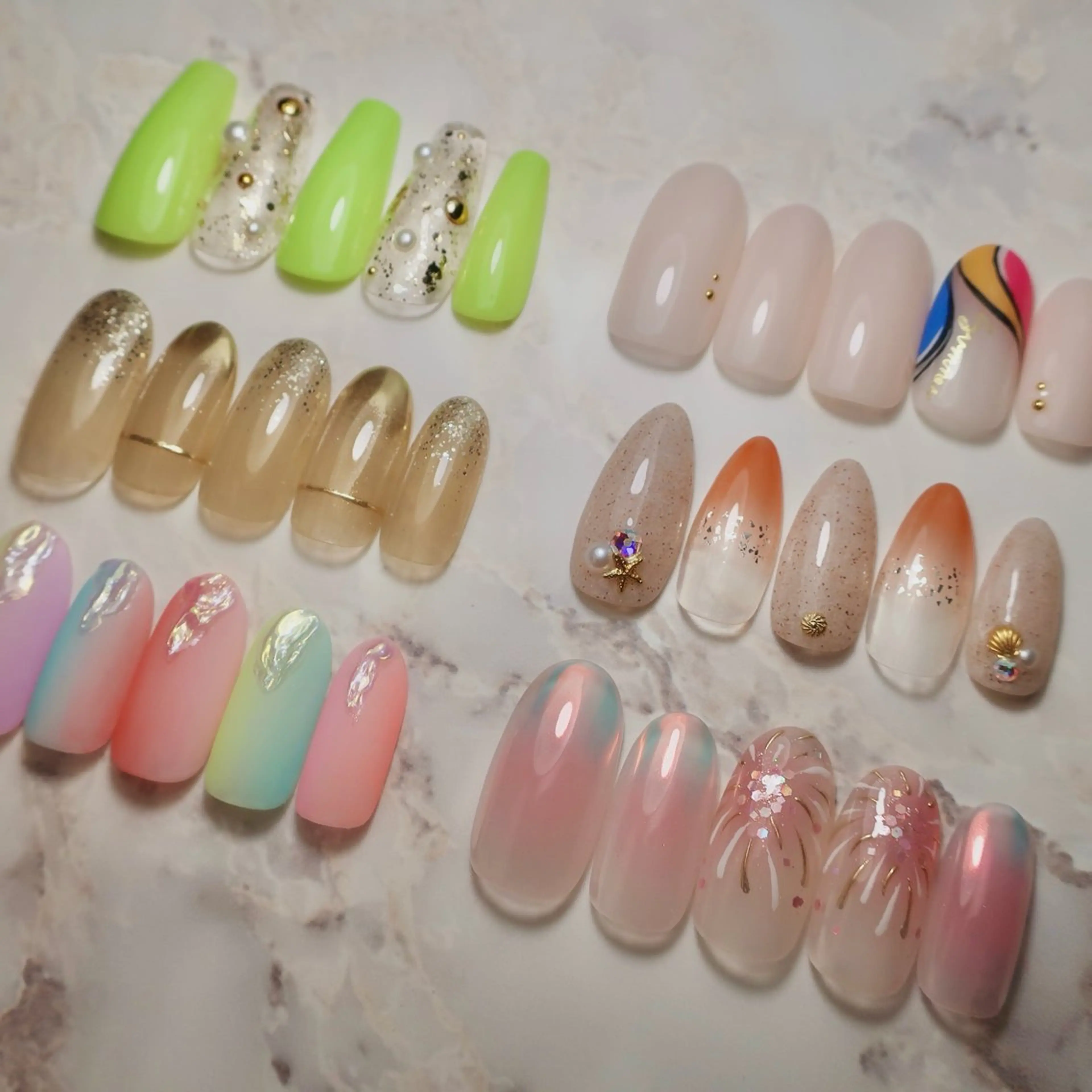 ネイル ハンドネイル nail salon ワンミリオンのネイルデザイン