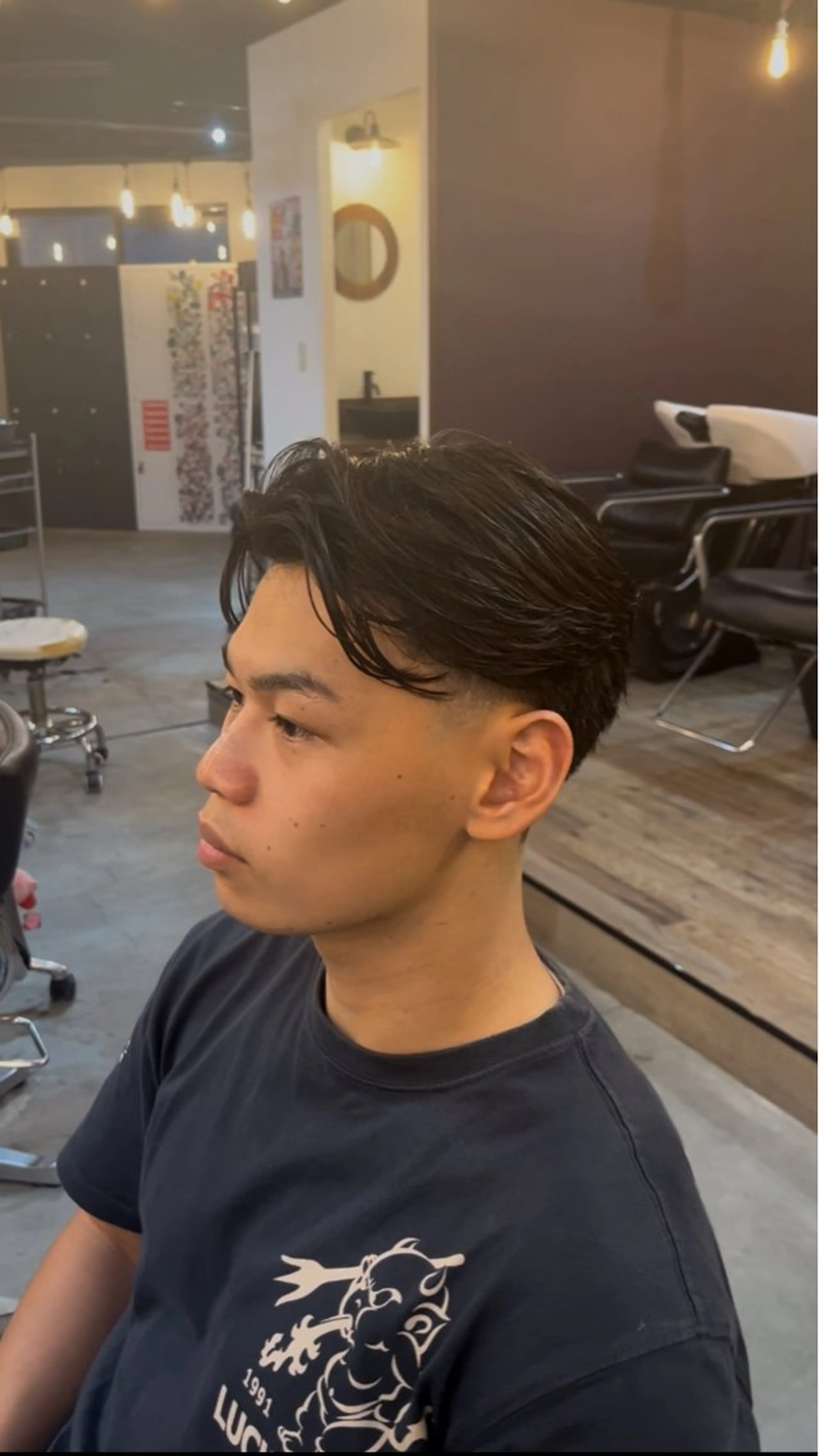 ショート パーマ メンズ 🇺🇸外国人風ヘア 💈N.Yuto💈のヘアスタイル