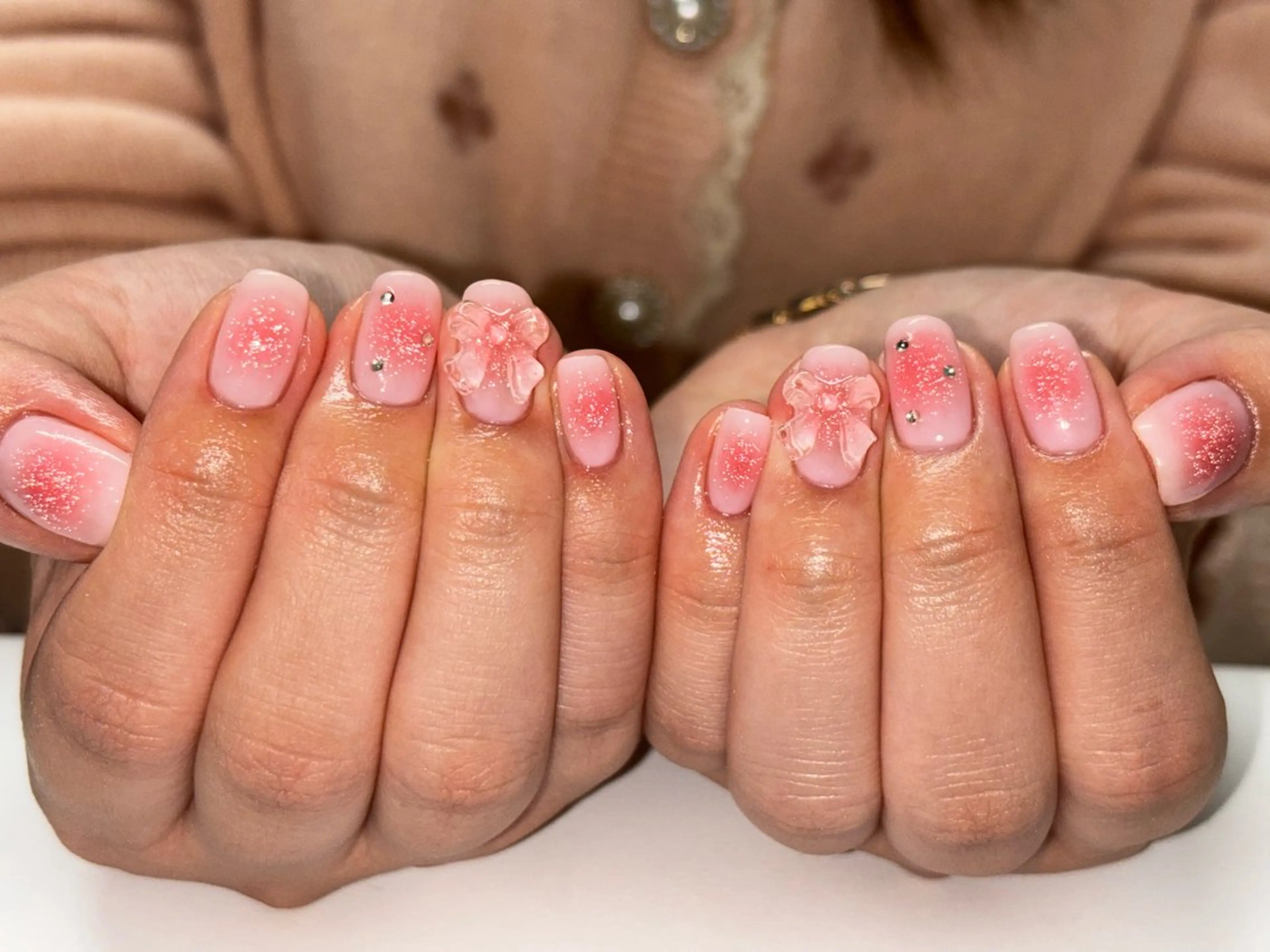 ネイル チークネイル ハンドネイル Nail&Eyelash epa 仙台駅前店所属・さとう のぞみのネイルデザイン