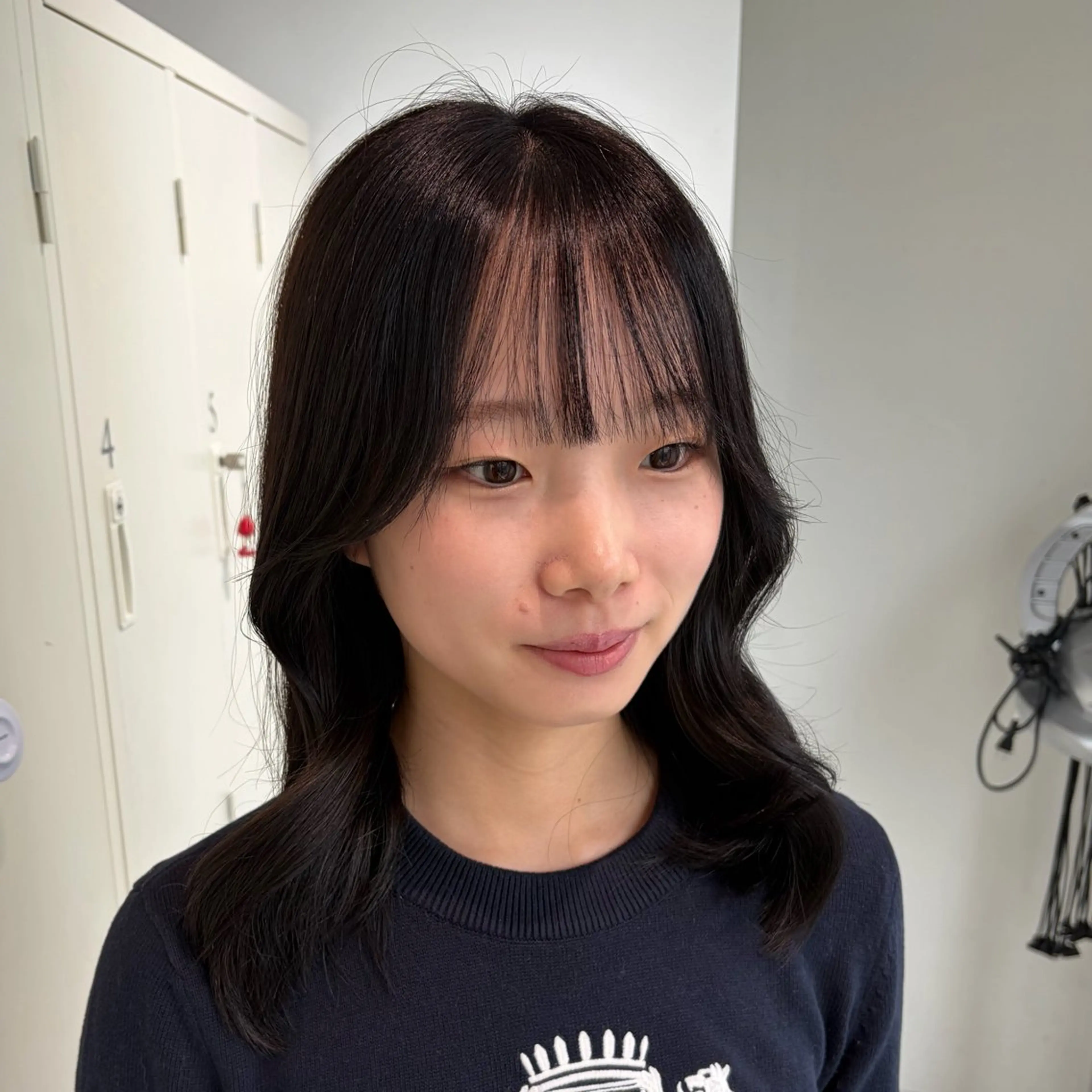 ミディアム カラー カット ヘアカラー トリートメント EIGHT ／SHU🩶のヘアスタイル