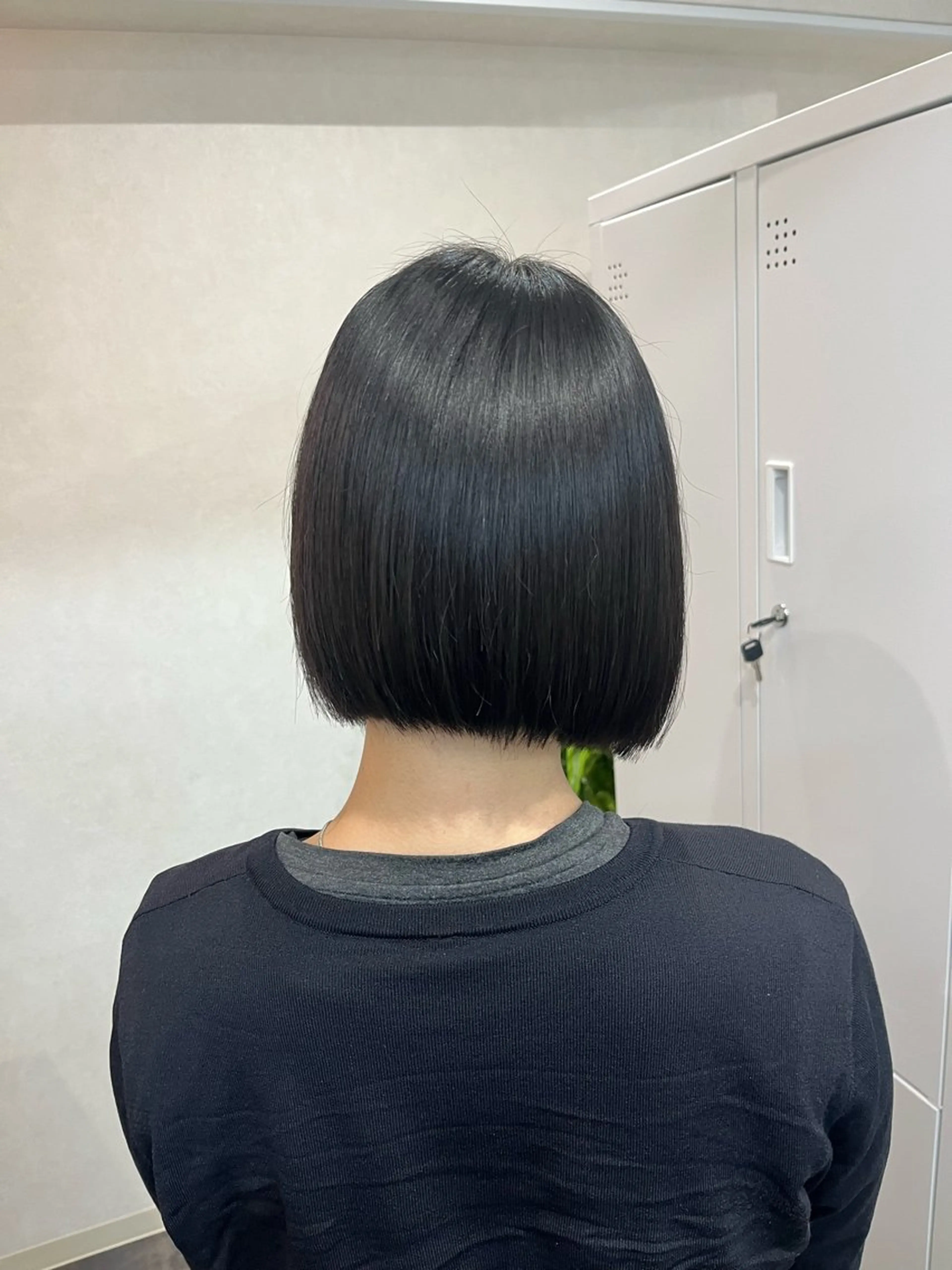 ショート 切りっぱなしボブ ボブ FERIA あべの yumeho🍭のヘアスタイル