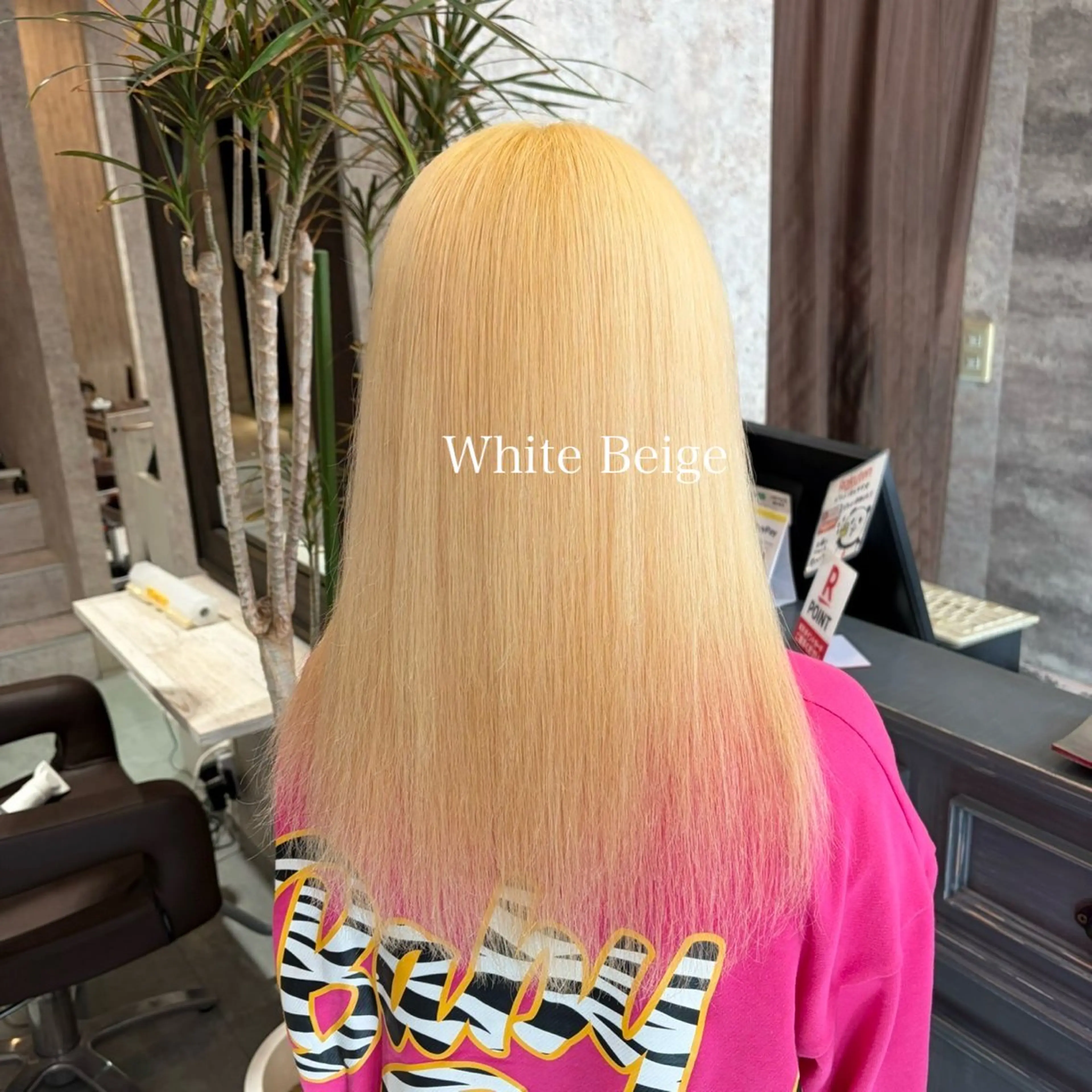 ロング カラー ベージュカラー ブリーチ ブロンド ブルーカラー ダブルカラー 🫟Blanco🫟 Color&Careのヘアスタイル