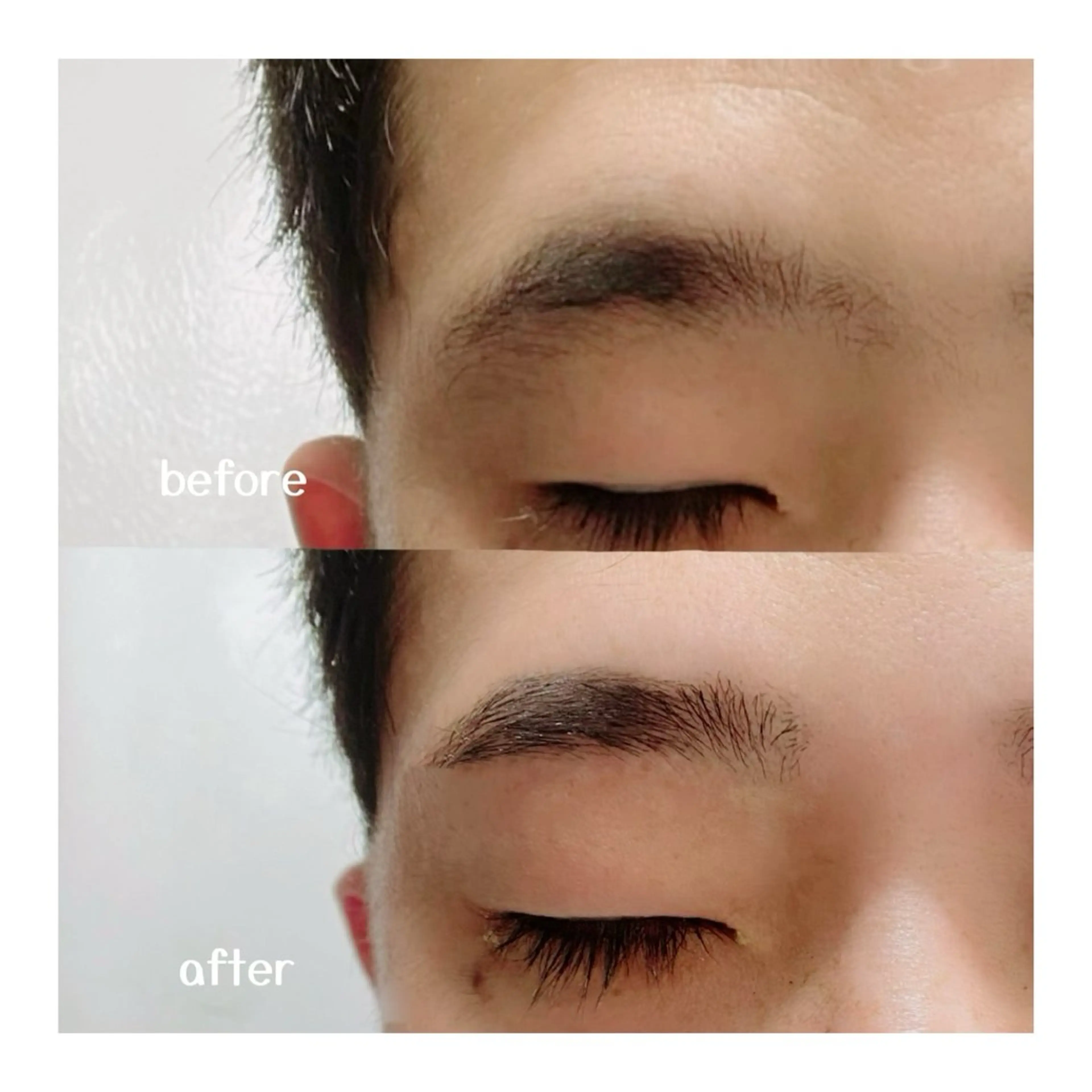 アイブロウ メンズアイブロウ ワックス脱毛 眉カット Be me♥ 亀貝景子のマツエク・マツパデザイン