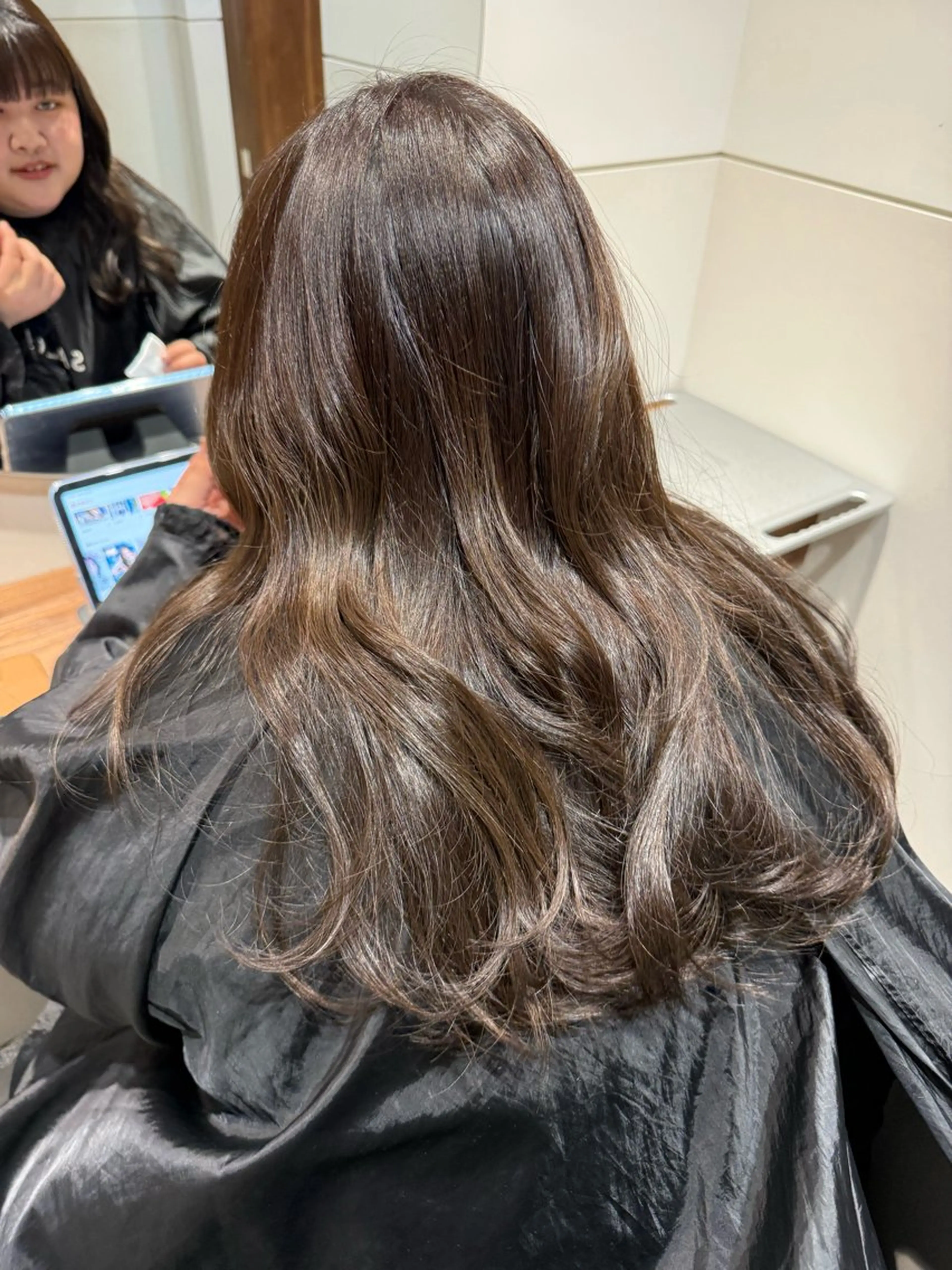 ロング カット ヘアカラー 濱﨑 紅葉のヘアスタイル