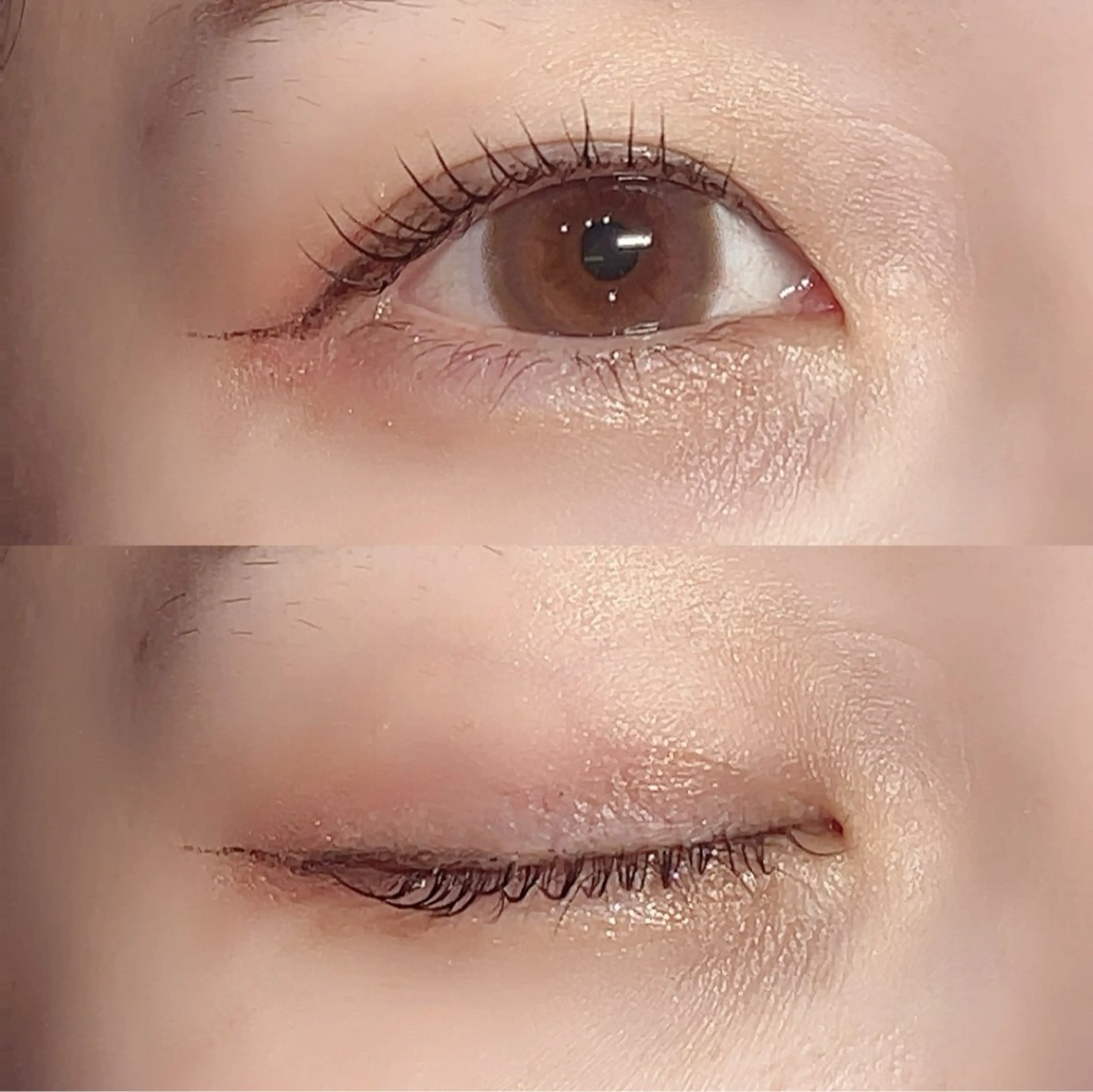 マツエク・マツパ カラーマツエク フラットラッシュ 韓国風マツエク 一重×まつ毛パーマ ワンホンマツエク sigh yurieのマツエク・マツパデザイン