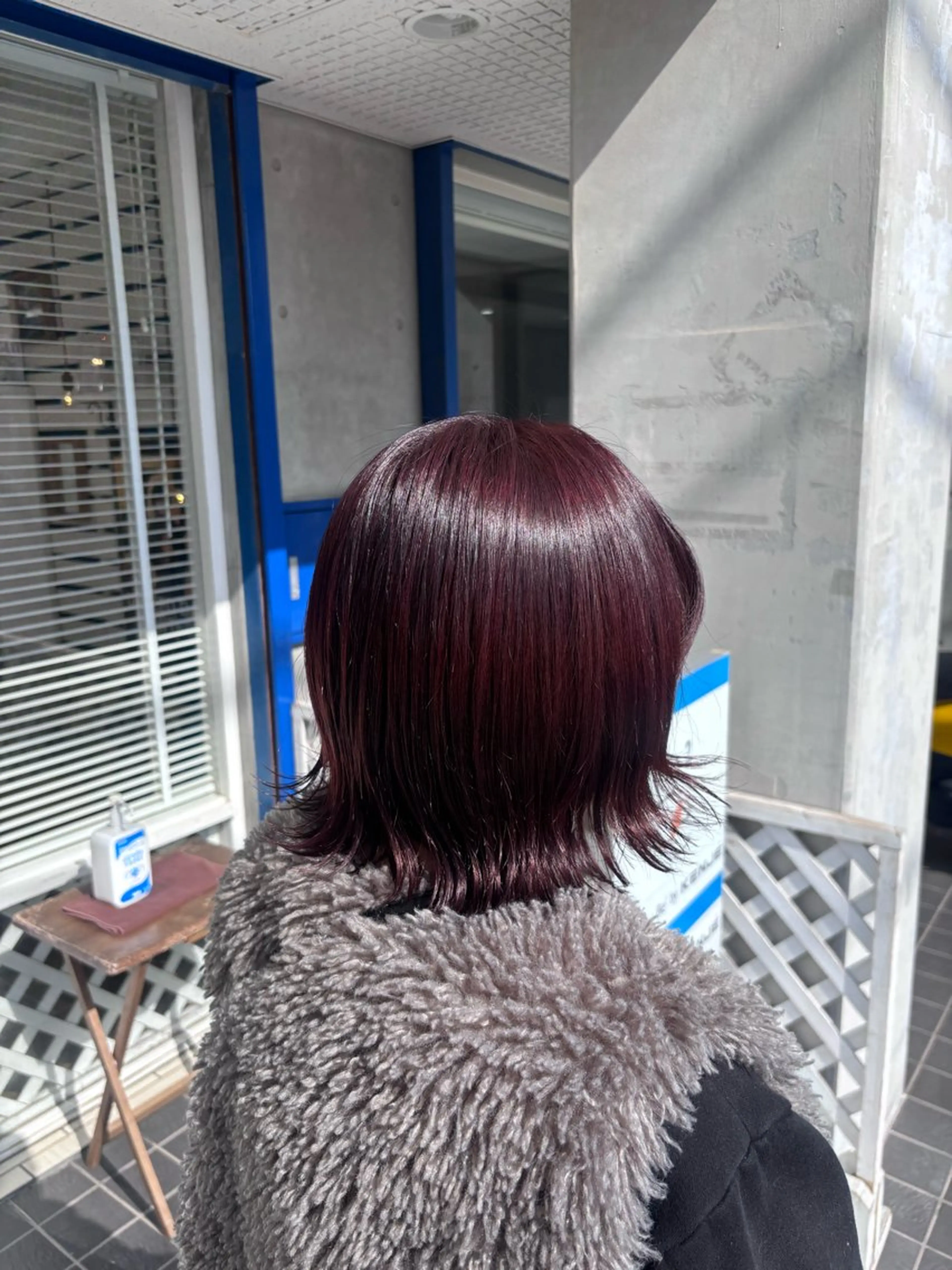 ミディアム ヘアカラー 井上 昴のヘアスタイル