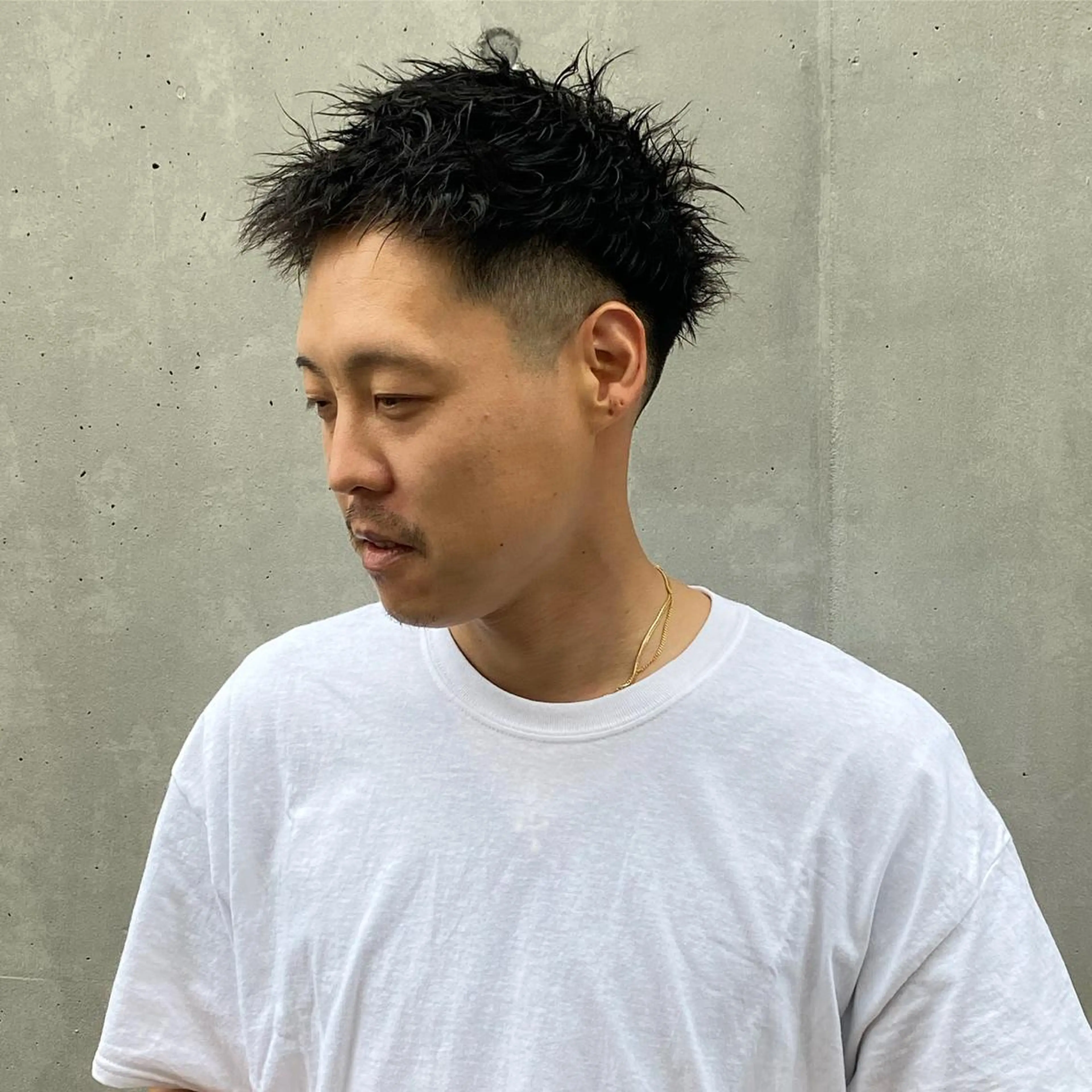 ショート カラー パーマ ヘアアレンジ メンズ キッズ ネイル マツエク・マツパ 中元 淳のヘアスタイル