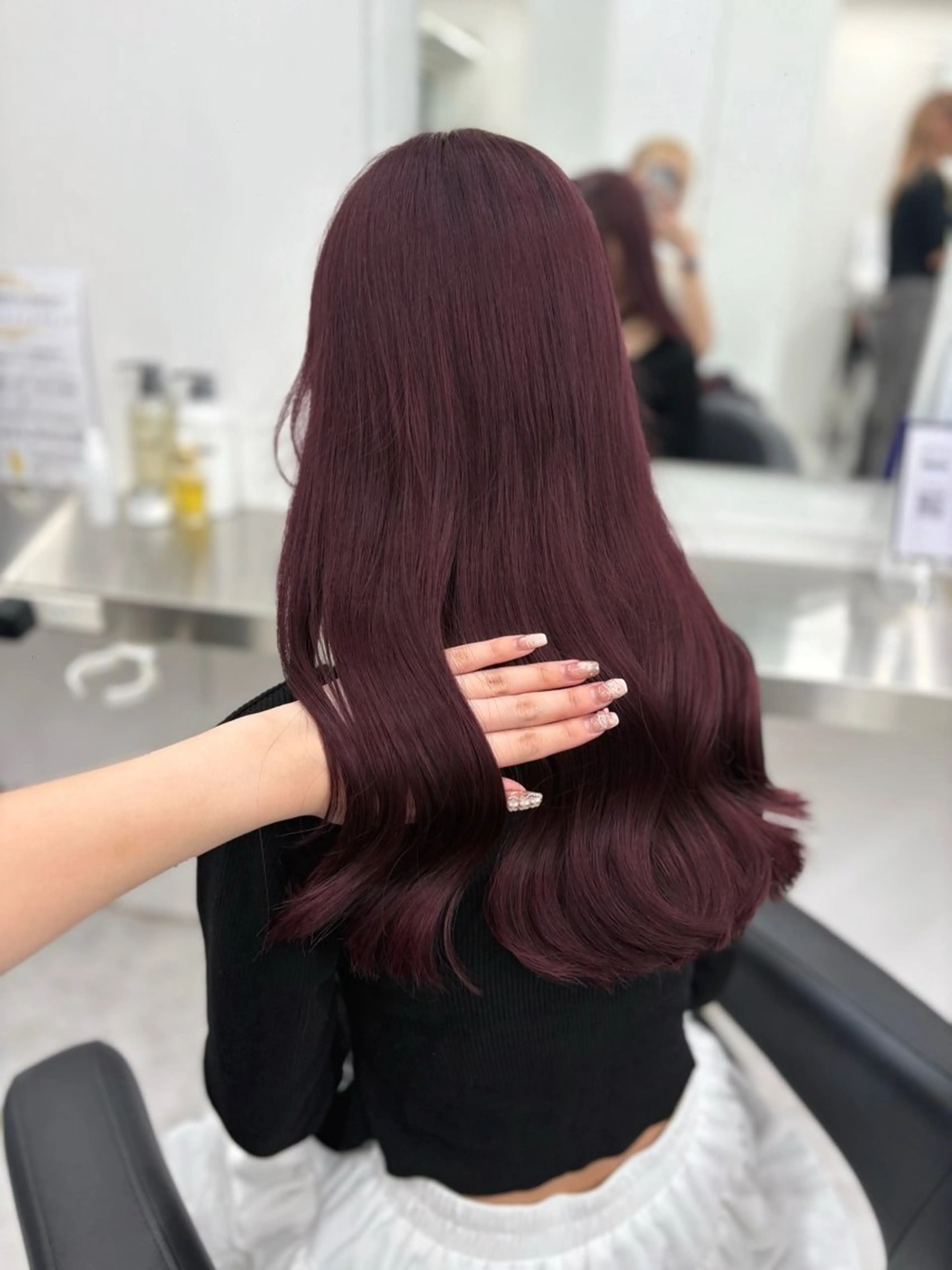 ロング カラー ヘアアレンジ ヘアカラー ヘッドスパ ヘアセット 🫧‪🎀うる艶暖色 🏹Nanako🎀のヘアスタイル