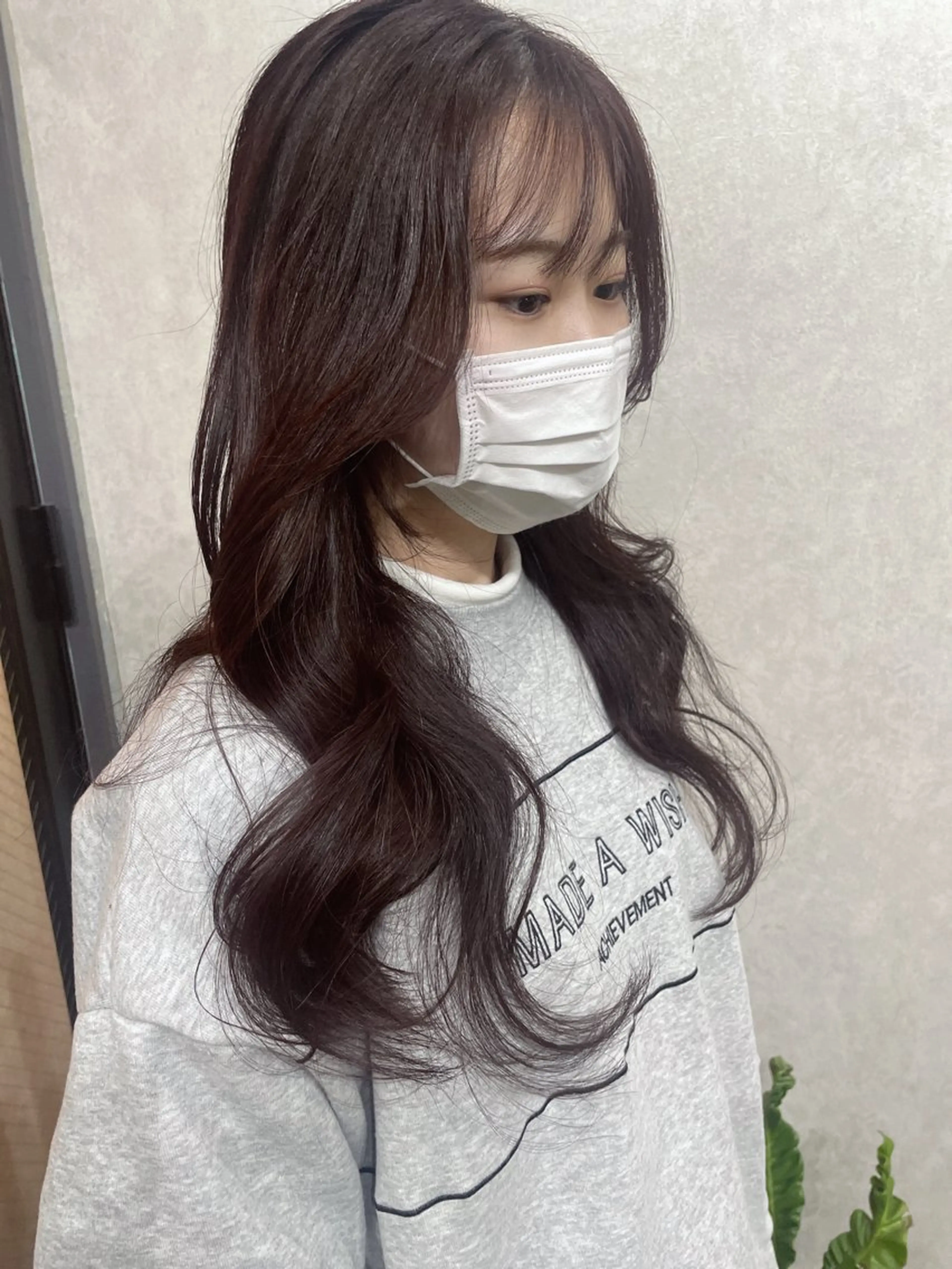 ロング カラー レイヤーカット AIRI layer cut hairのヘアスタイル