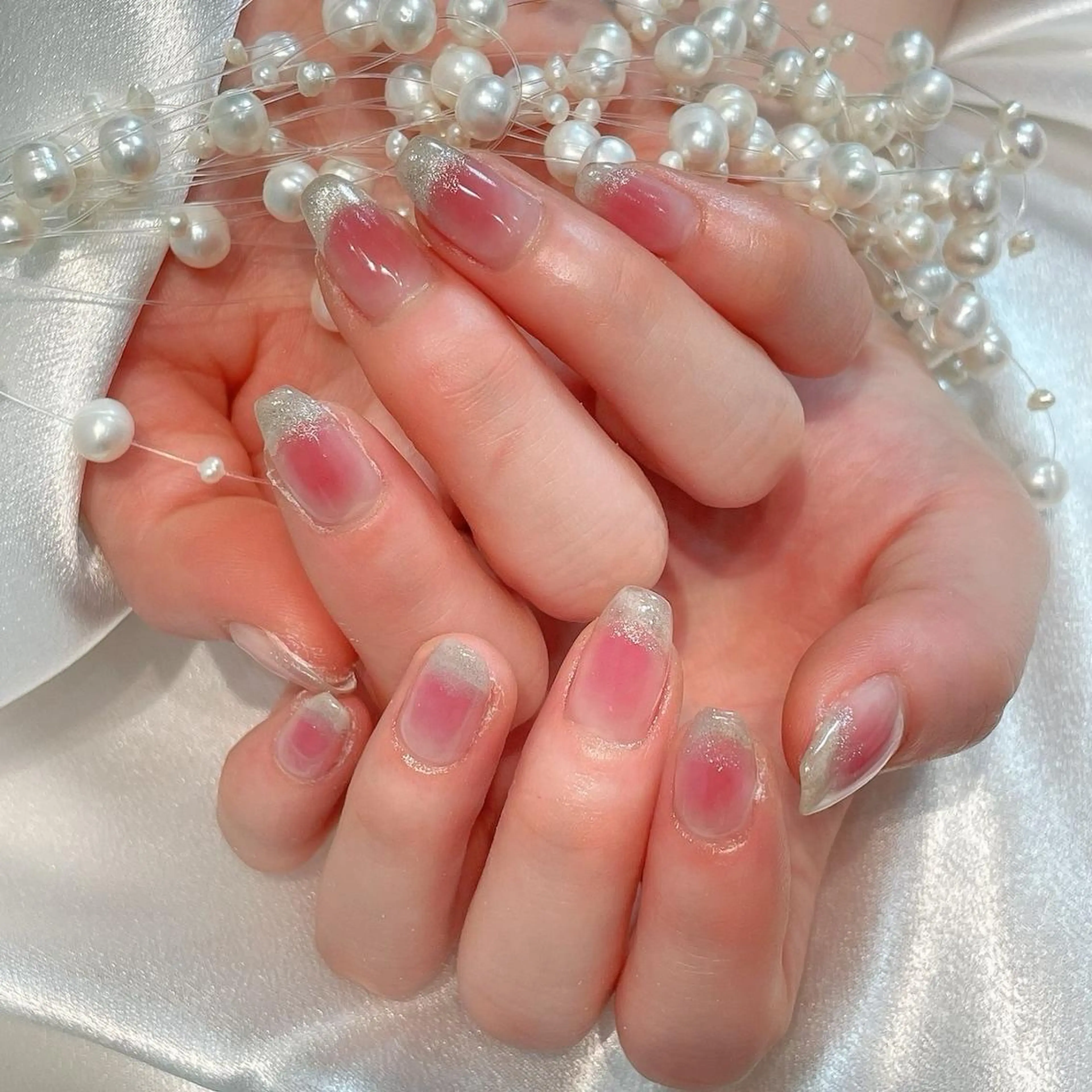 ネイル RAFFINE 月🦋🩵のネイルデザイン